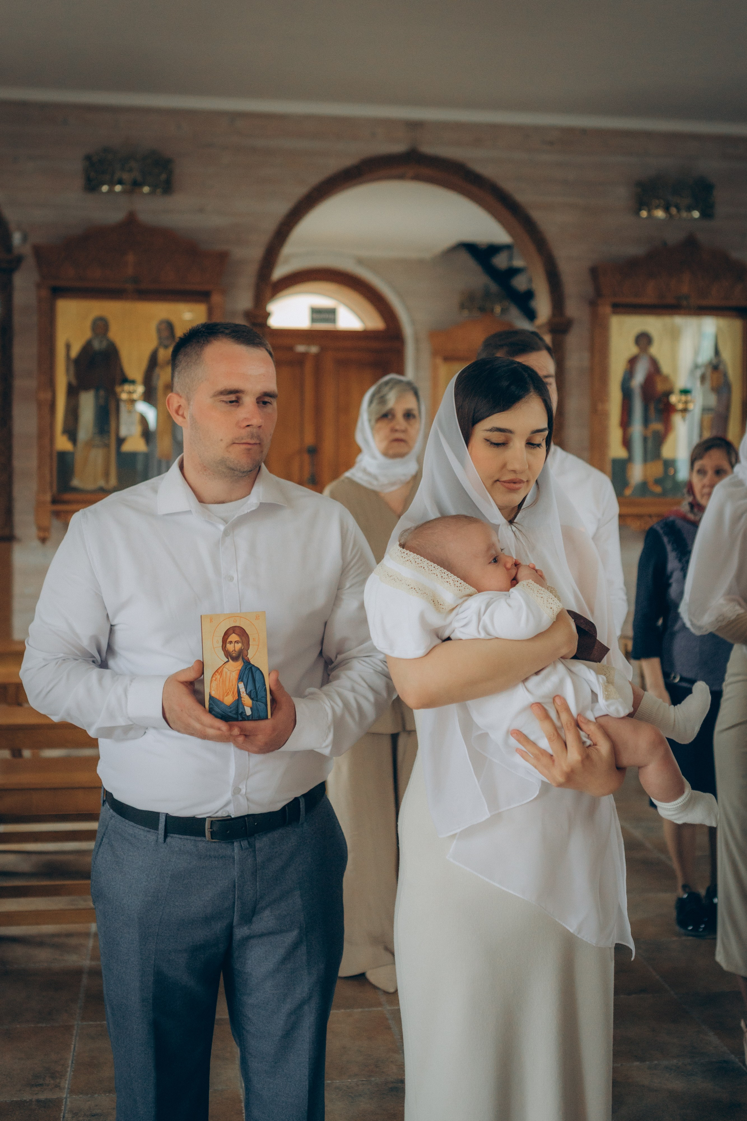 Крещение Льва. Семейный фотограф и фотограф на роды в Ростове-на-Дону Мухина Виктория