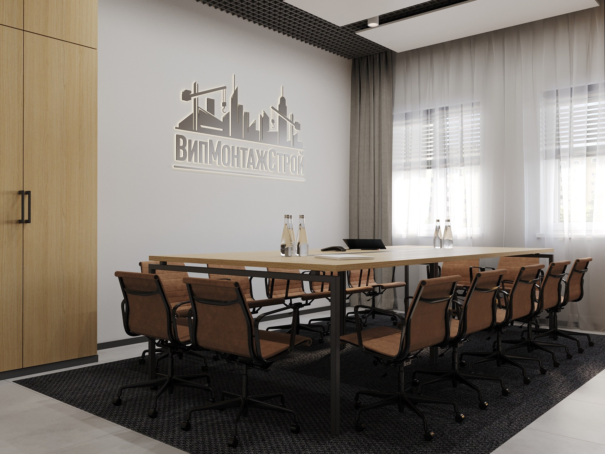 Офис ВипМонтажСтрой. Клиент BAUFLEX. Евгений Пырков — 3d визуализатор интерьеров и экстерьеров России