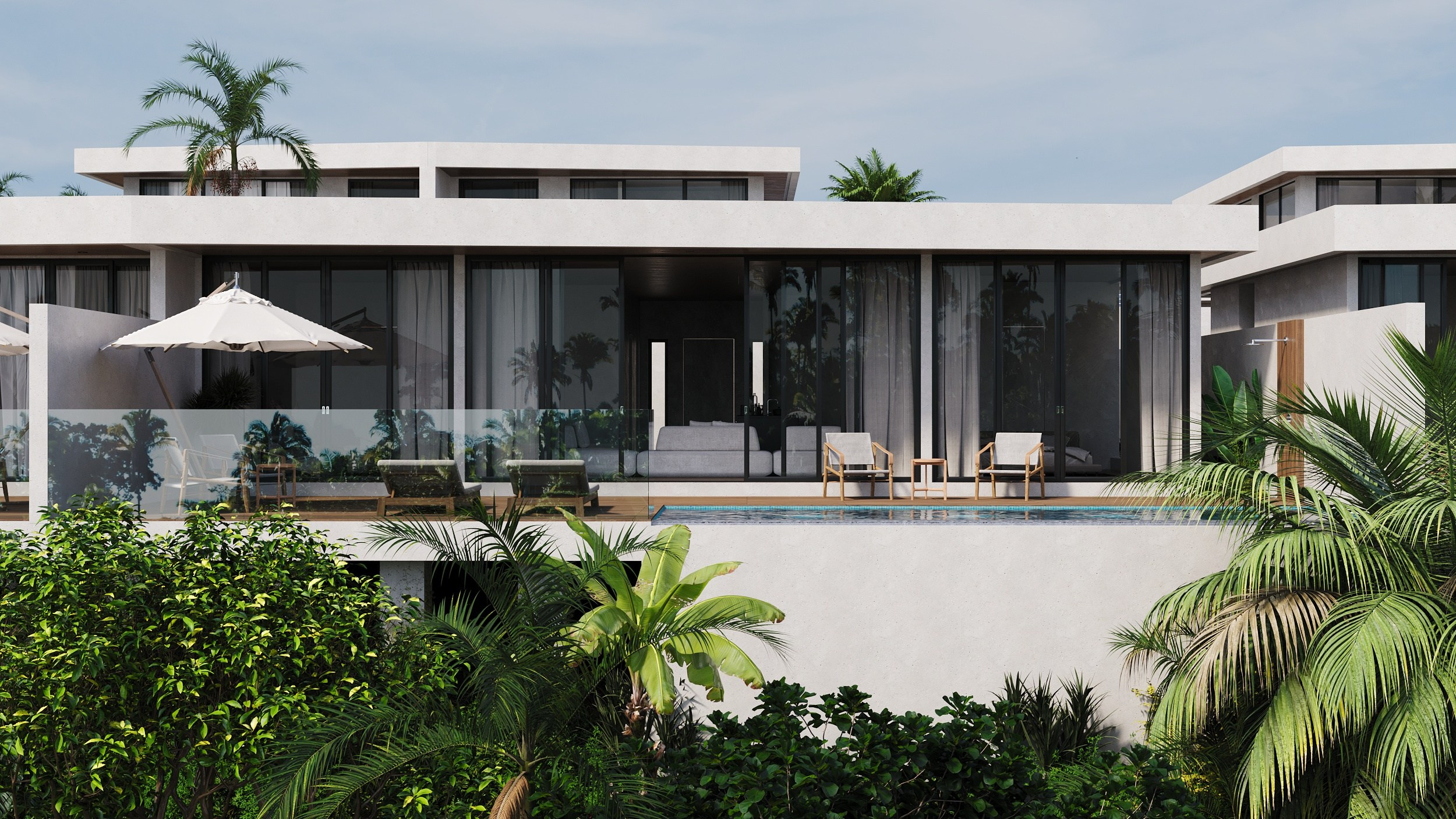 Комплекс из 10 вилл на Бали. Евгений Пырков — 3d визуализатор интерьеров и экстерьеров России