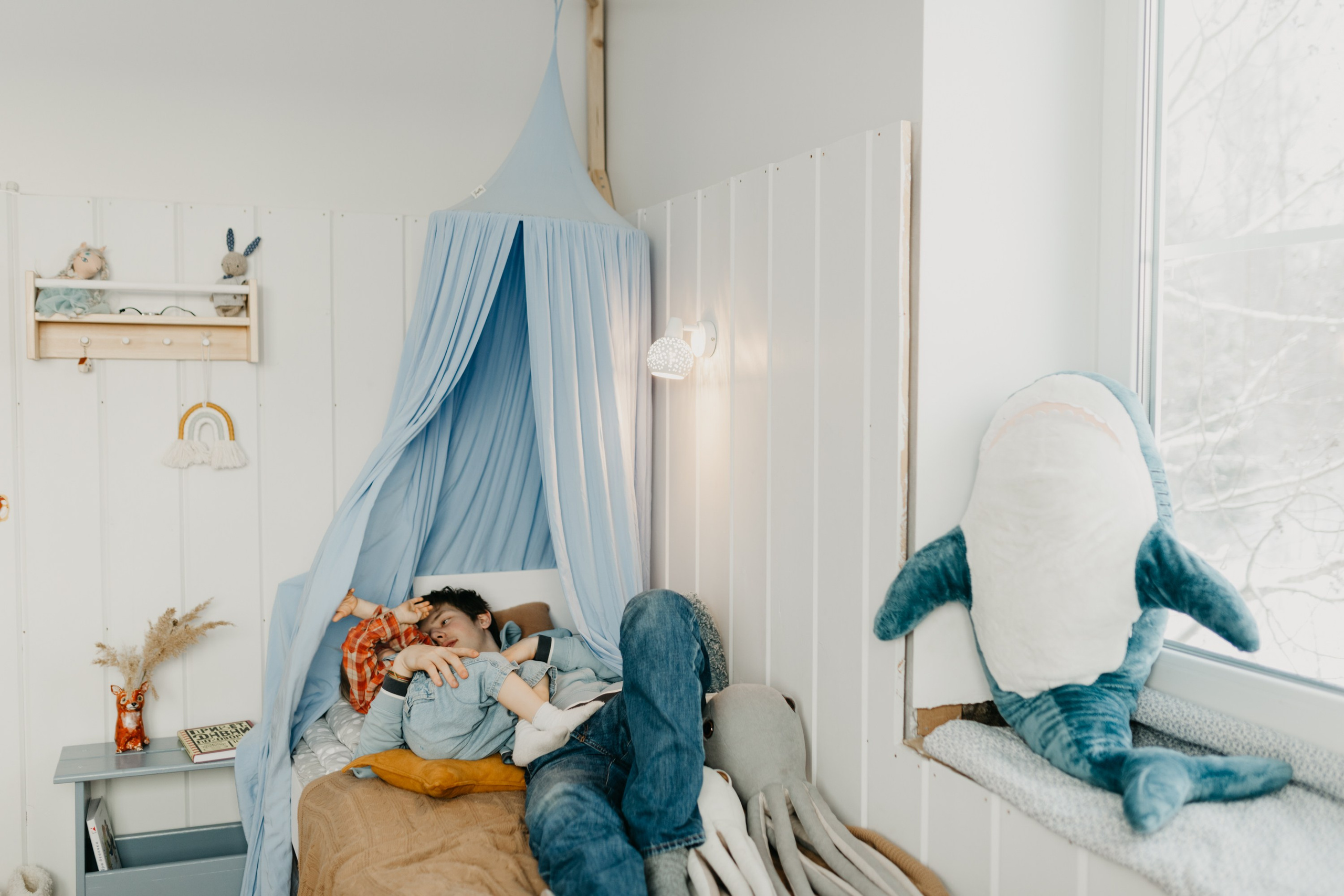 Рождественская Новогодняя Семейная Фотосессия дома. Семейный фотограф Маша Тимофеева | Москва