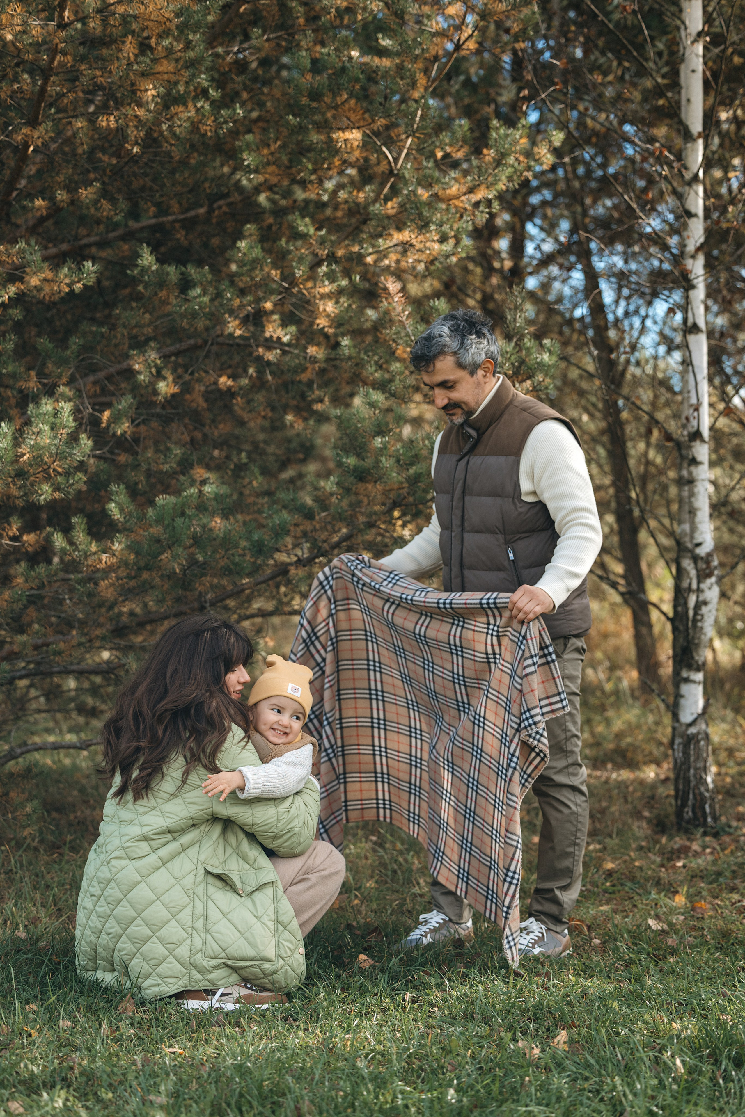 Осенняя семейная съемка. Фотограф Анималист в Москве Анастасия Жучкова