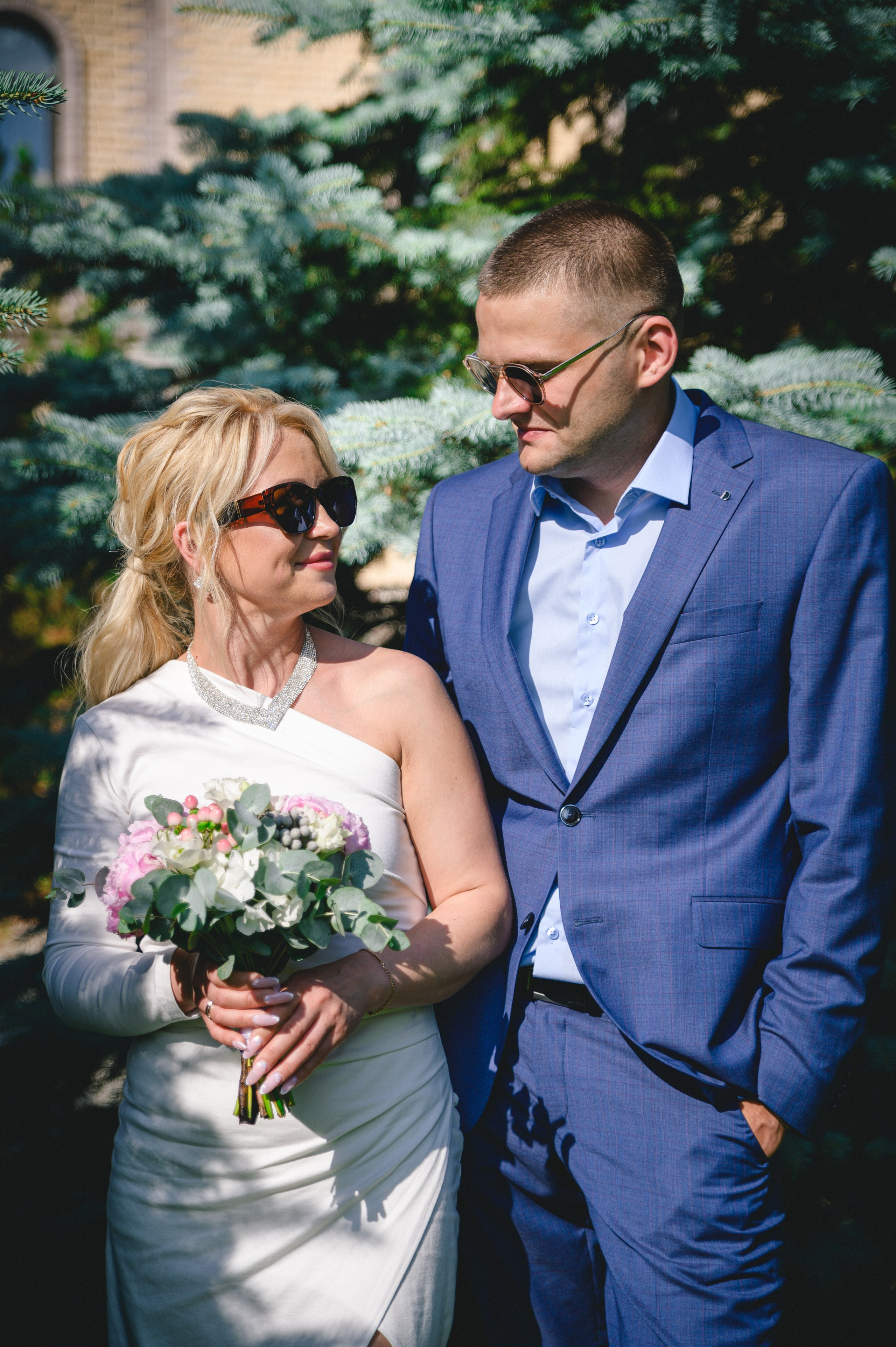 Небольшая съемка свадьбы за городом Питера. Портретный и репортажный фотограф в Санкт-Петербурге