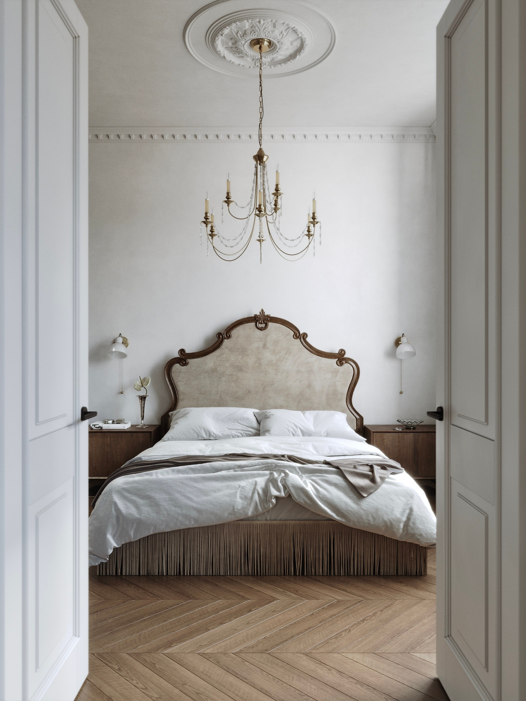 Спальня ЖК «Опера» г. Тюмень. 3d визуализатор Валерия Романова