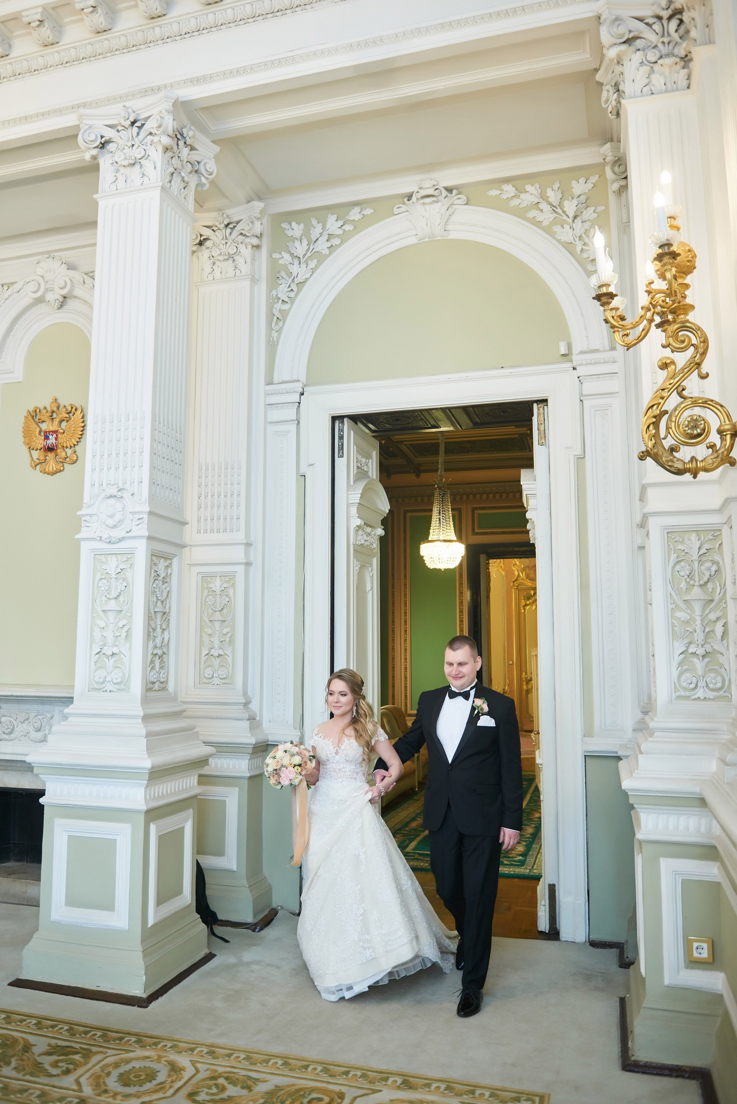 Юлия и Антон (Первый Дворец Бракосочетания, прогулка на Елагином острове). Портретный, семейный и свадебный фотограф в Санкт-Петербурге и в Пушкине Ширяев Денис