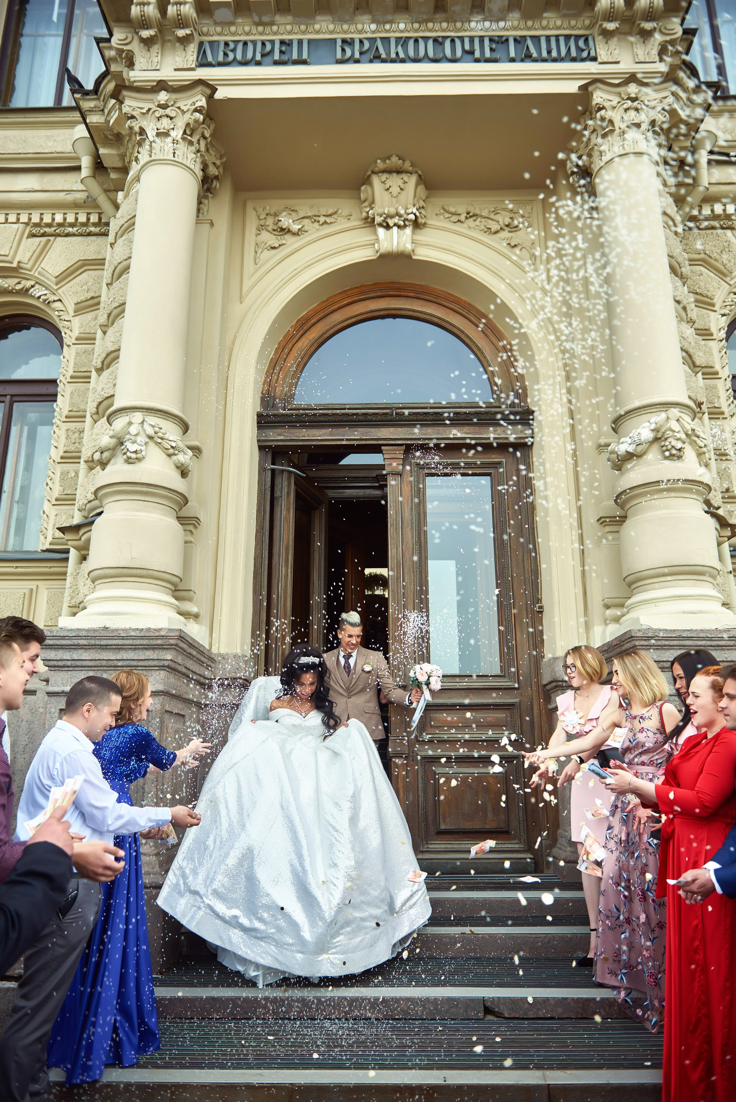 Михаил и Анна (Первый Дворец Бракосочетания России на Английской набережной 28). Портретный, семейный и свадебный фотограф в Санкт-Петербурге и в Пушкине Ширяев Денис