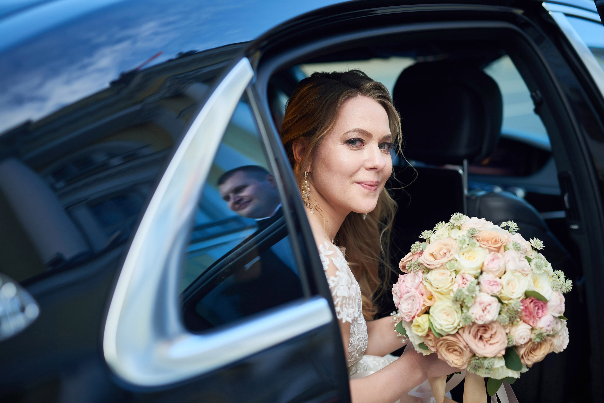 Юлия и Антон (Первый Дворец Бракосочетания, прогулка на Елагином острове). Портретный, семейный и свадебный фотограф в Санкт-Петербурге и в Пушкине Ширяев Денис