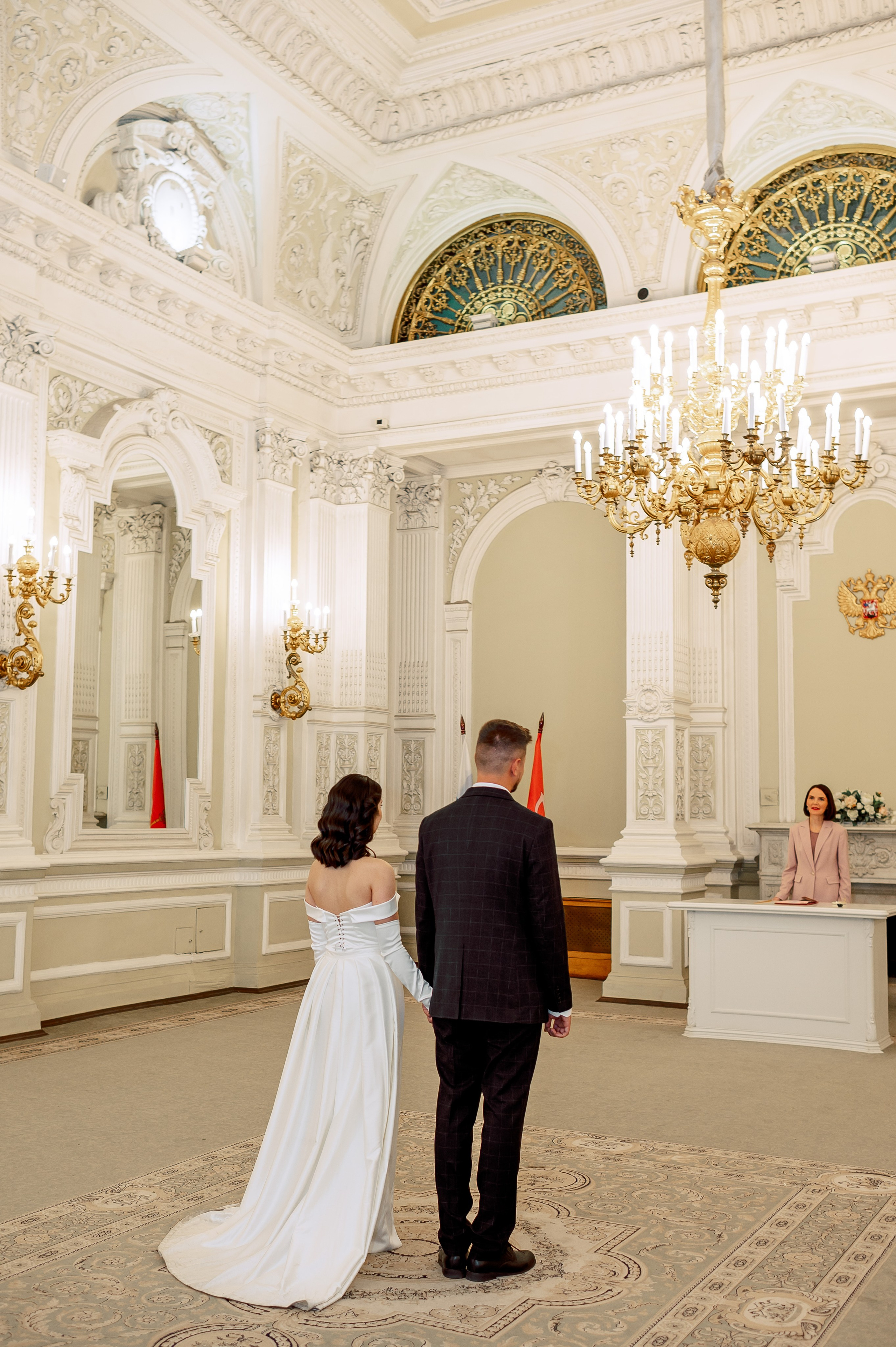 Камерная свадьба в Первом Дворце Бракосочетания №1 на Английской набережной Яны и Евгения. Портретный, семейный и свадебный фотограф в Санкт-Петербурге и в Пушкине Ширяев Денис