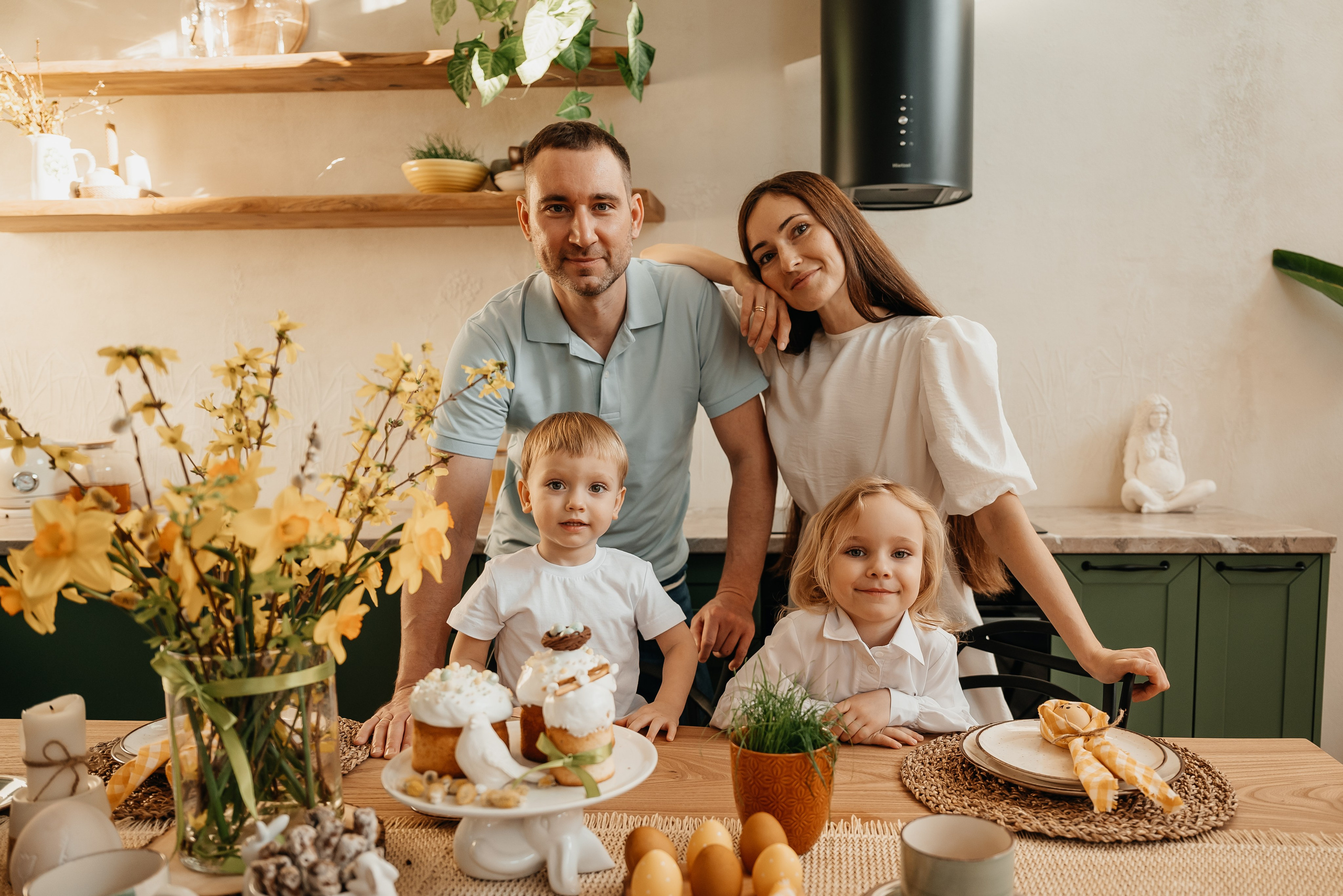 Семейная пасхальная фотосессия. Семейный и детский фотограф Кущ Наташа