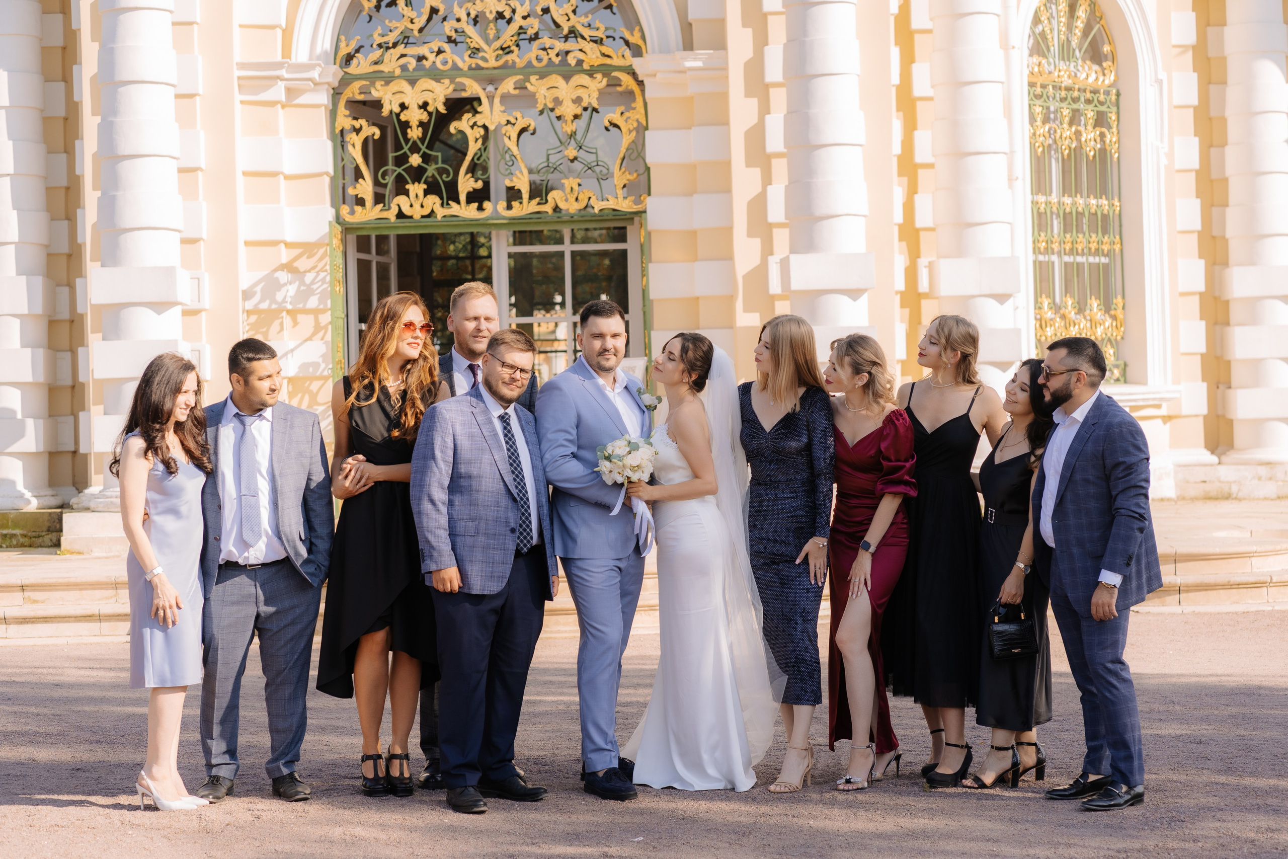 Свадебная фотосессия в Москве, парк Кусково. Свадебный фотограф в Москве Анна Полушина