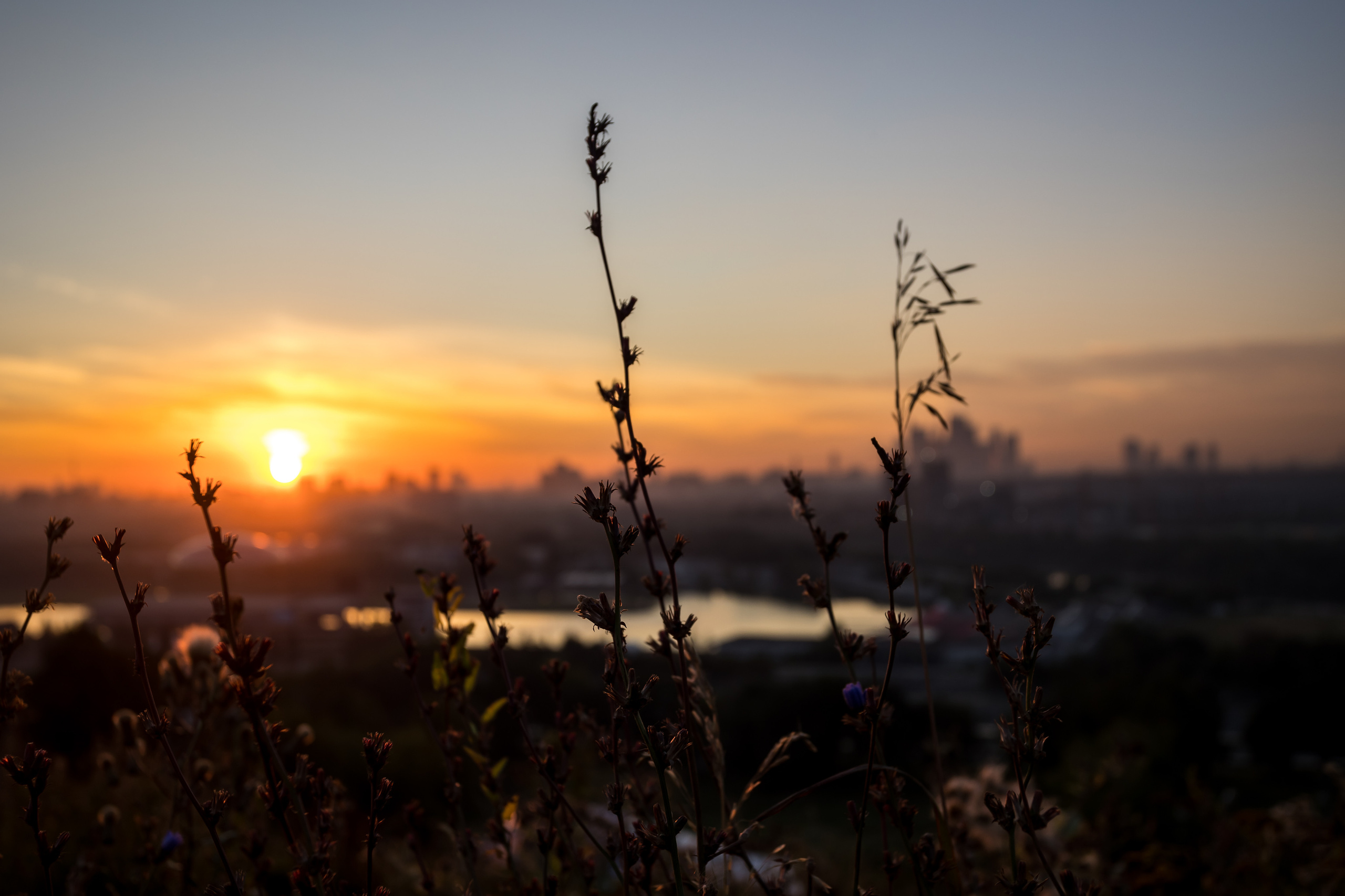 Рассвет на Крылатских холмах