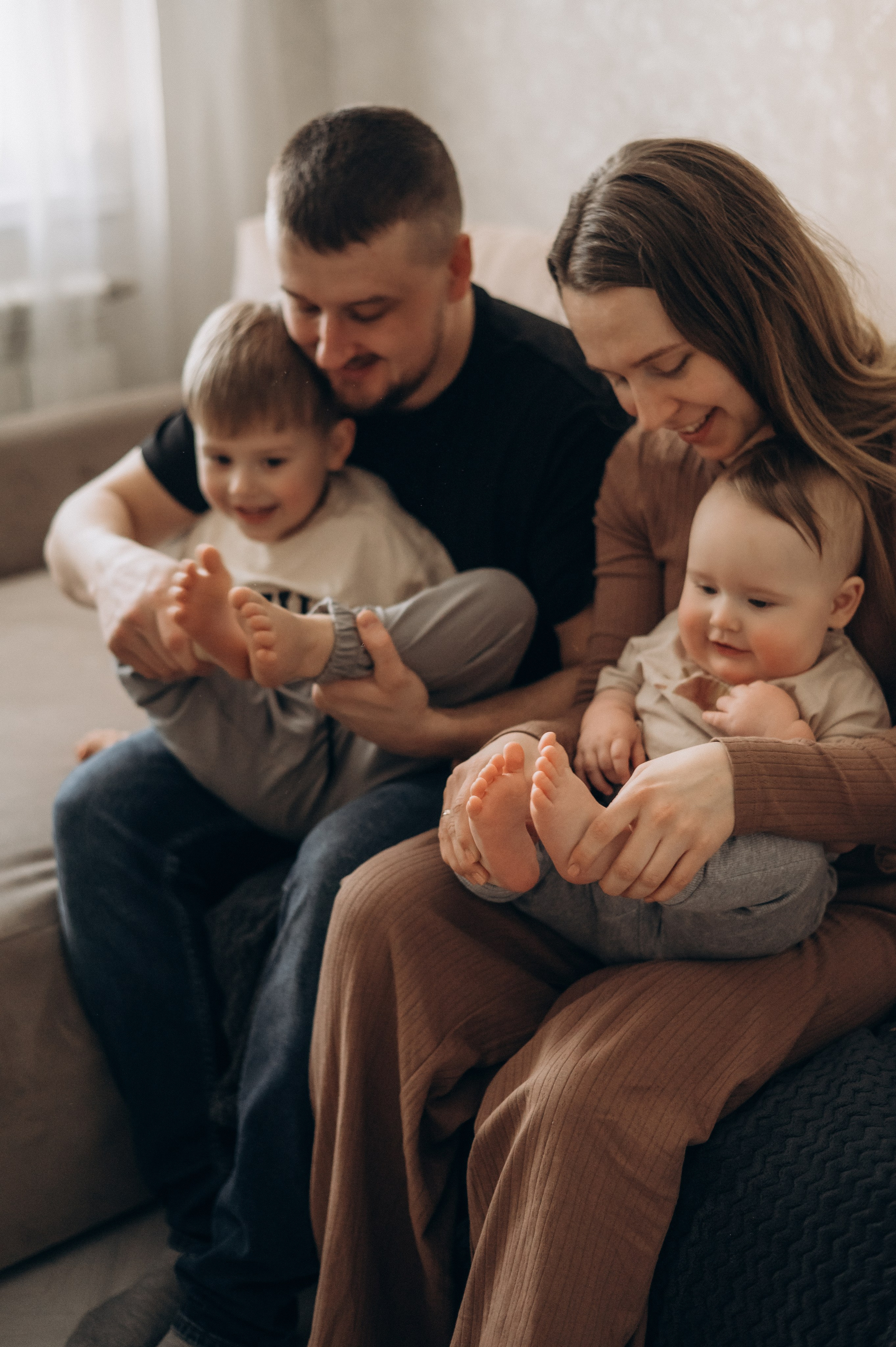 Семья Безбах (домашняя). Фотограф в Иркутске