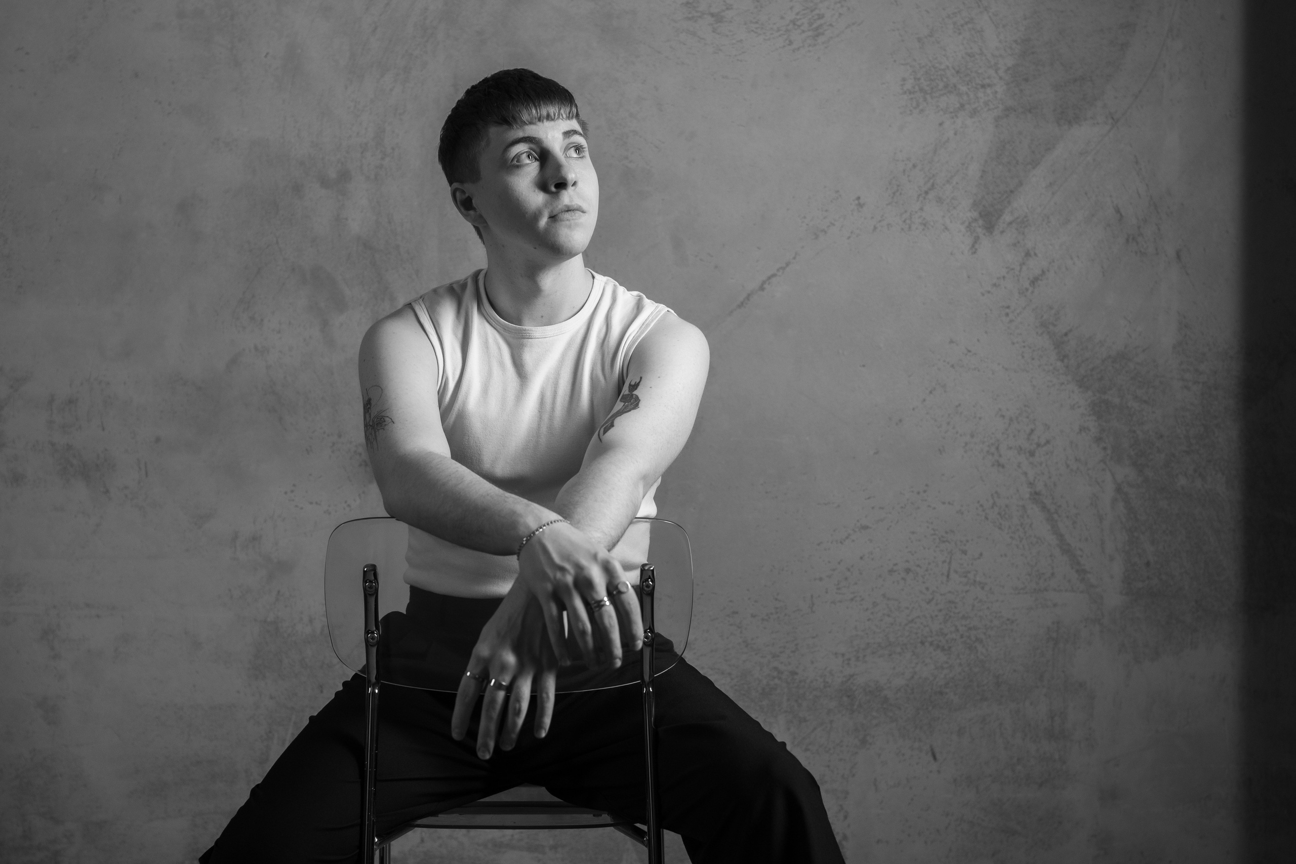 Мужской черно-белый портрет. Фотограф и видеограф в Москве Анна Матюхина