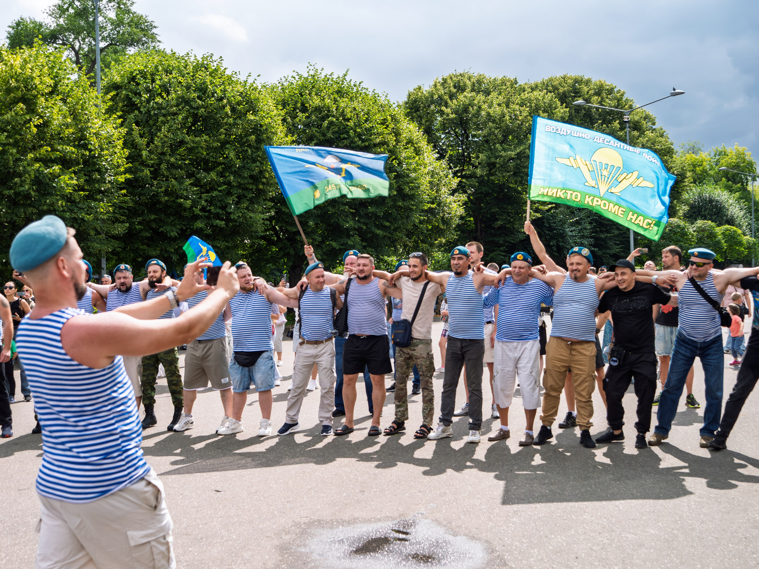 Празднование 95-летия ВДВ в парке горького 2 августа 2025 гола. Фотограф Никифоров-Гордеев Сергей. Москва и МО