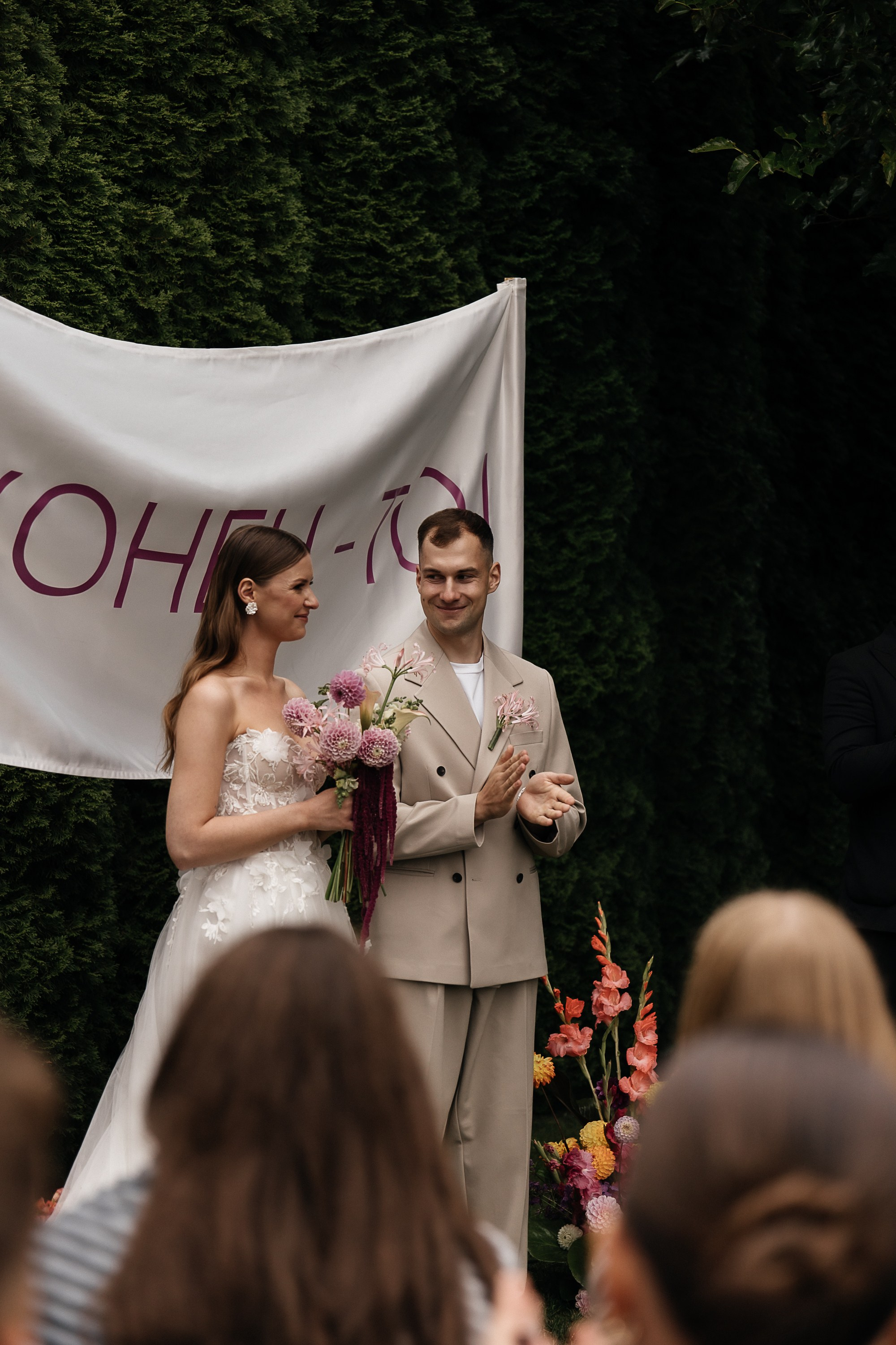 Свадебная церемония под открытым небом. Свадебный и семейный фотограф Виолетта Сидельникова. Краснодар, Россия, Беларусь, Европа