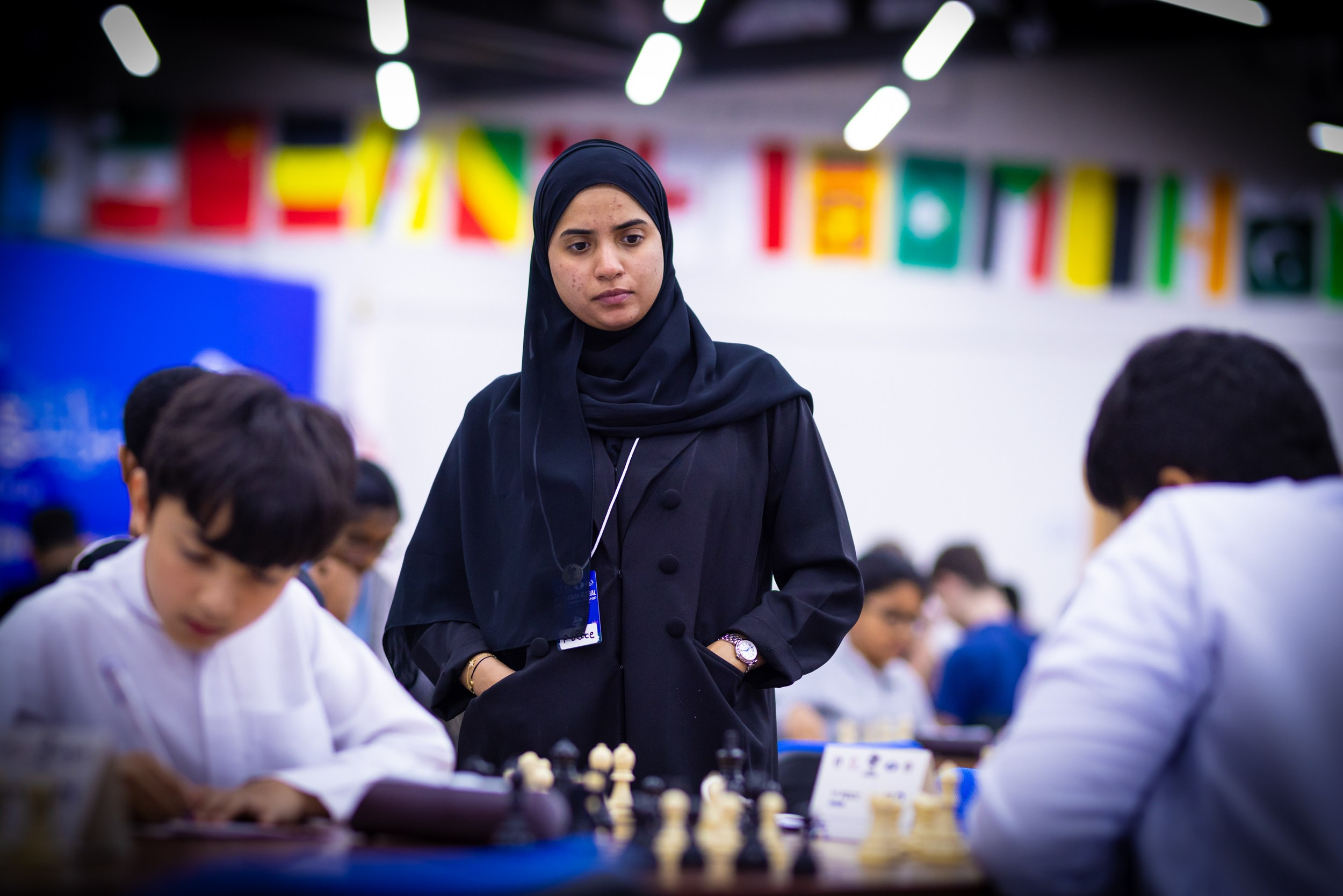 2025.08.28 1st. FUJAIRAH GLOBAL Chess Championship — Round5. Фотограф Анна Штурман (репортажная съёмка любых событий и мероприятий) Anna Shtourman photographer