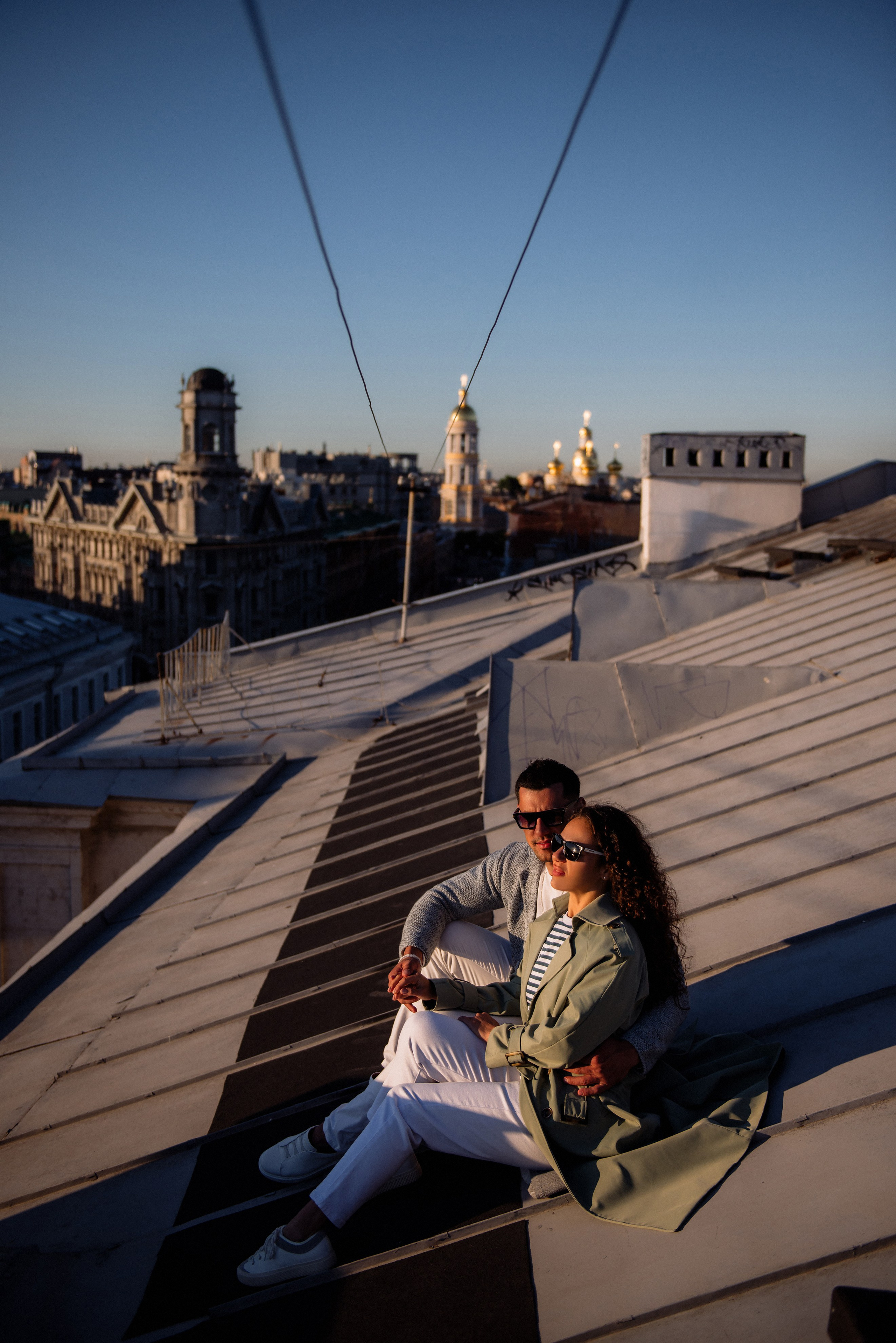 Love story на крышах Питера. Фотограф в Москве Алёна Степутенко