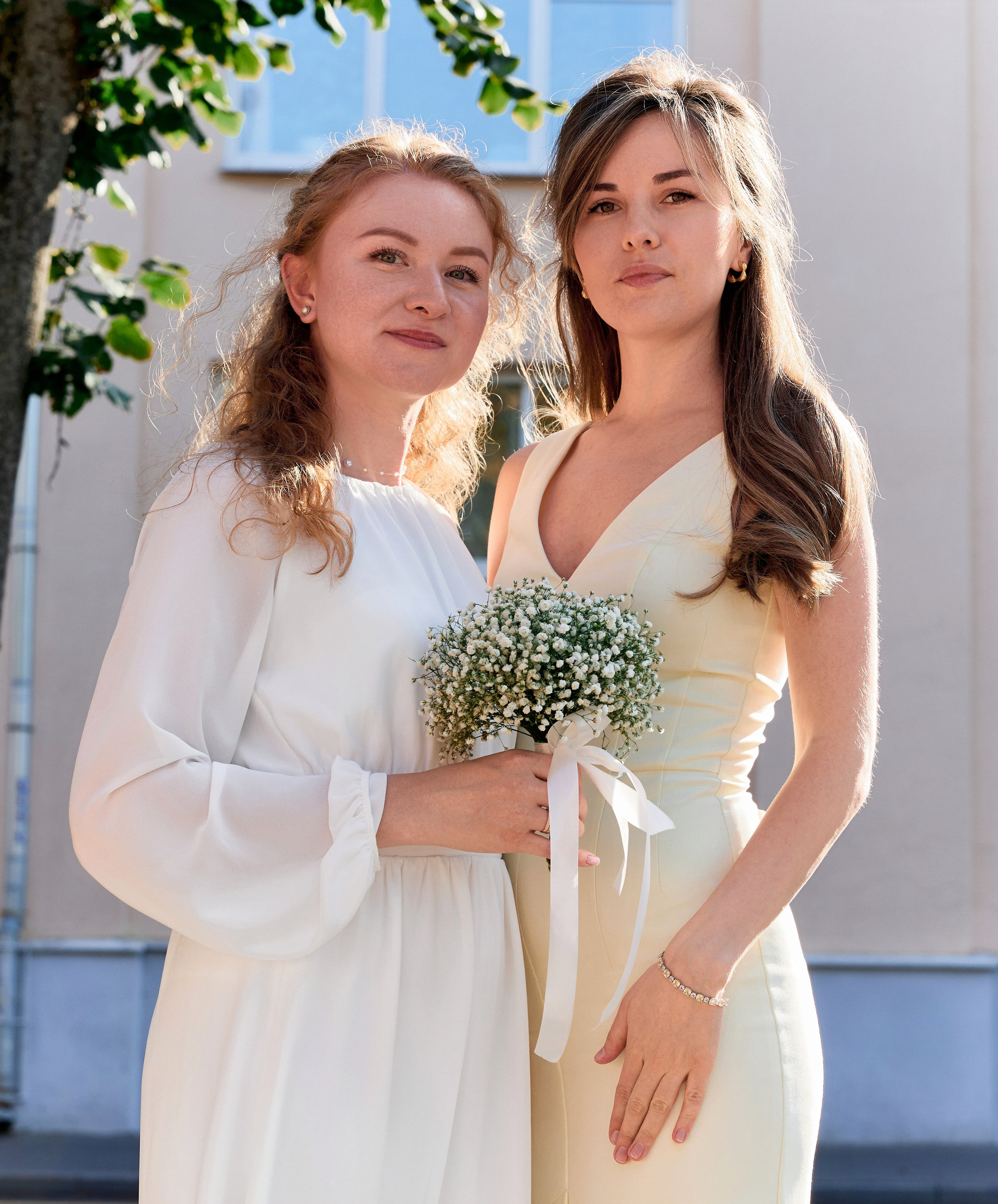 Свадебная прогулка в парке Горького в Москве