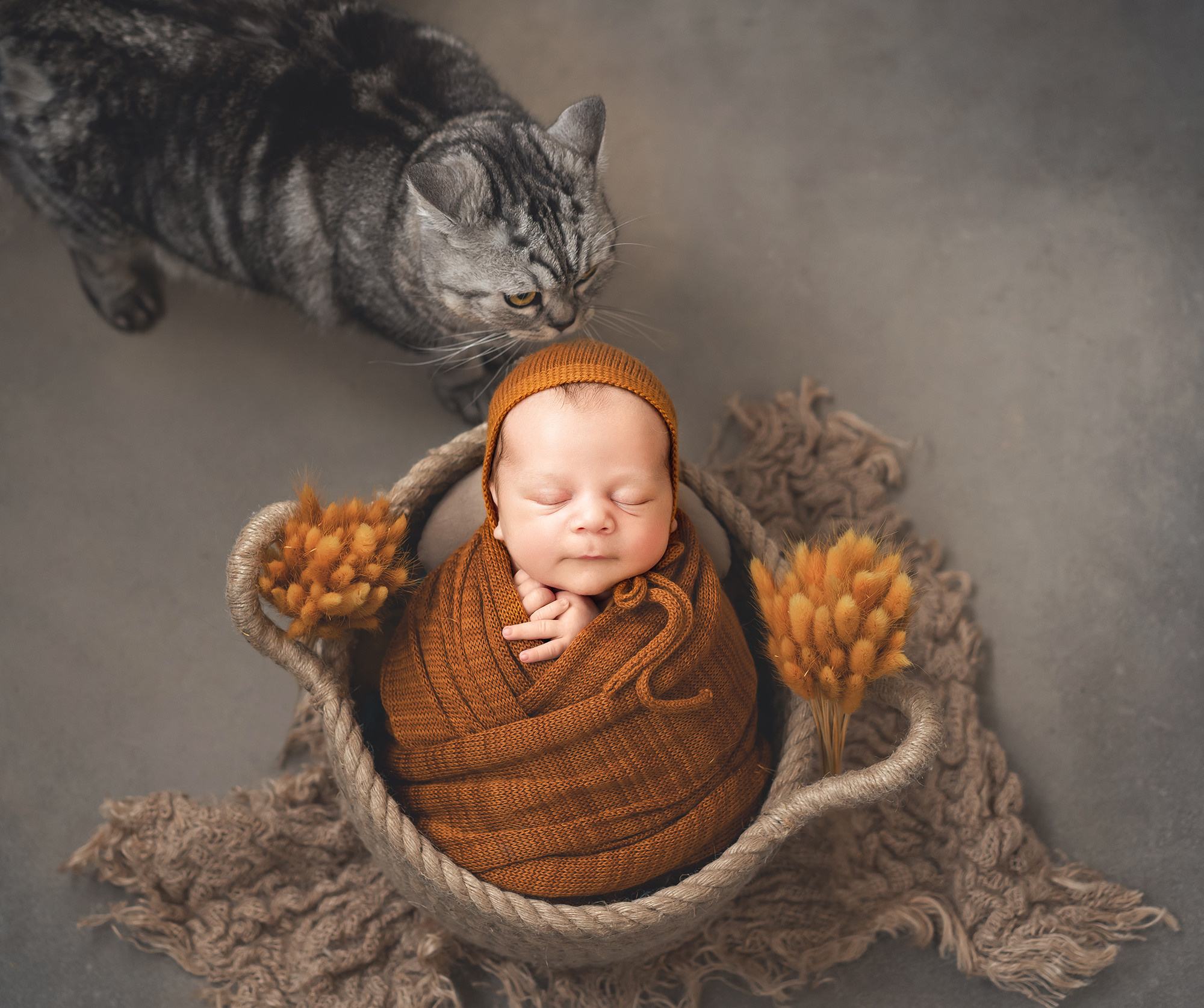 Классика newborn. Фотограф новорожденных в Ялте