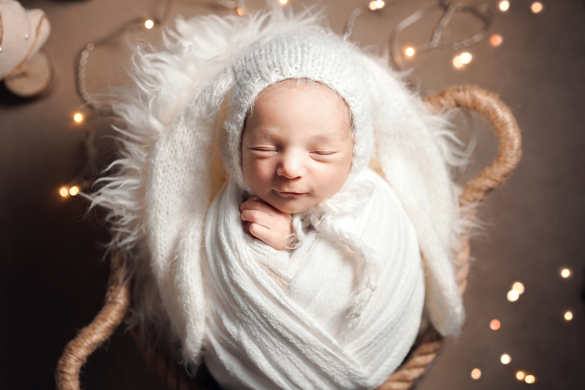 Классика newborn. Фотограф новорожденных в Ялте