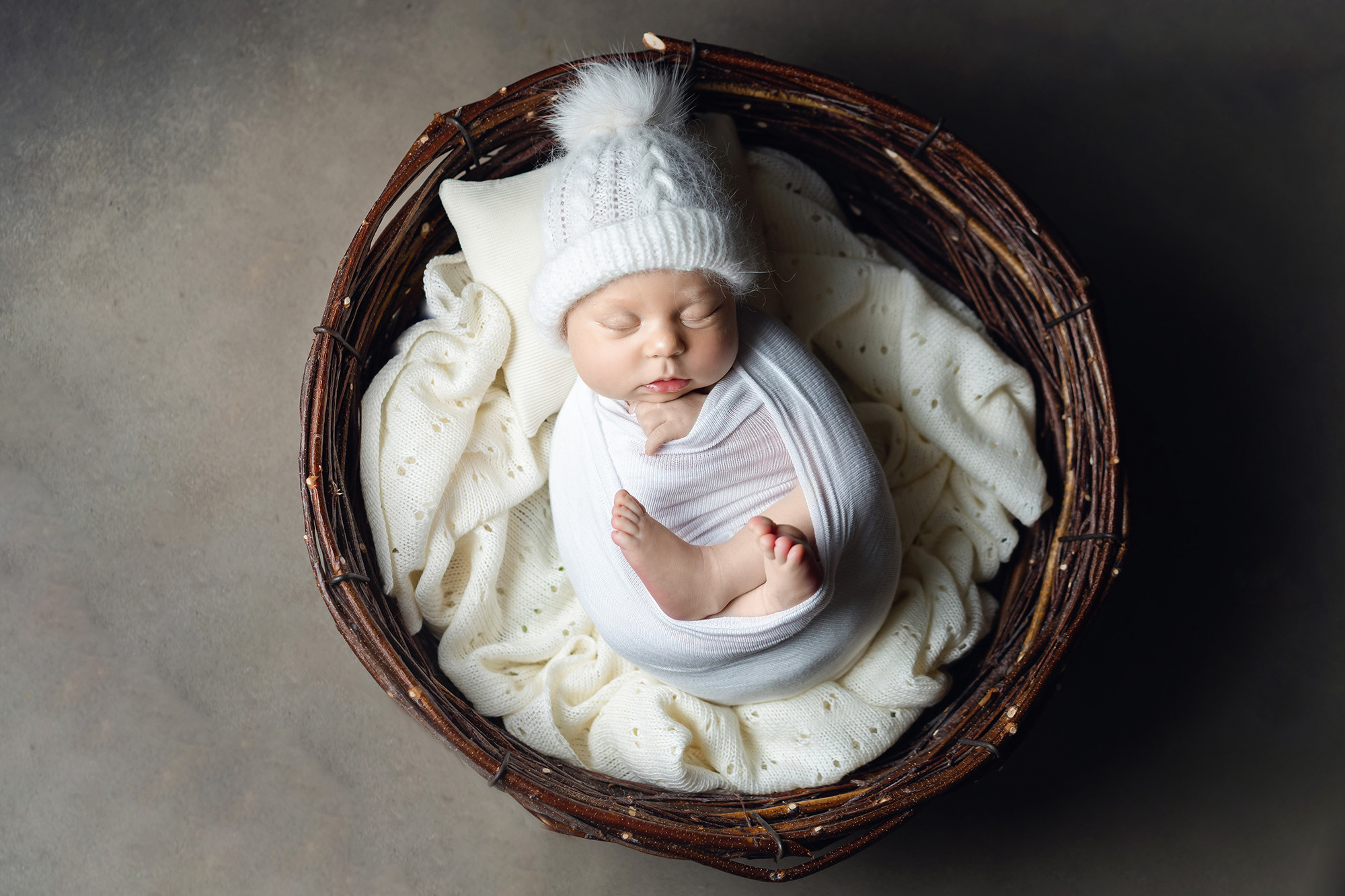 Классика newborn. Фотограф новорожденных в Ялте