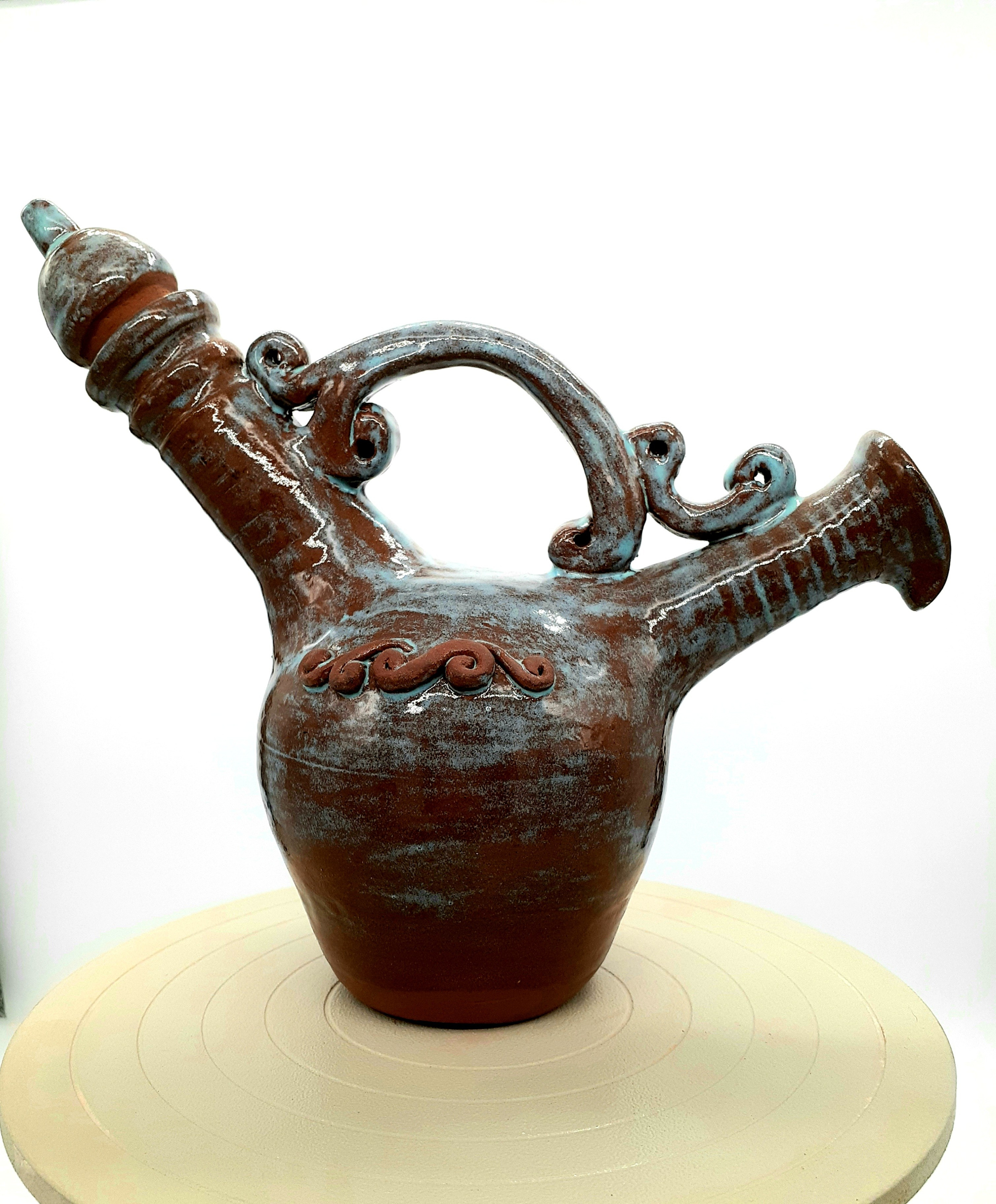 Кубырь с бирюзой. Керамика с историей. Елена Рогалёва