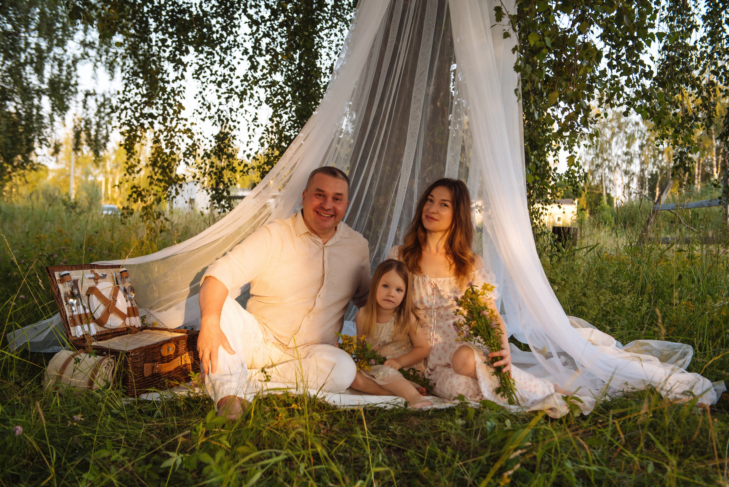 Летний вечер большой семьей. Свадебный, портретный, фотограф беременности в Нижнем Новгороде Алина Зиновьева