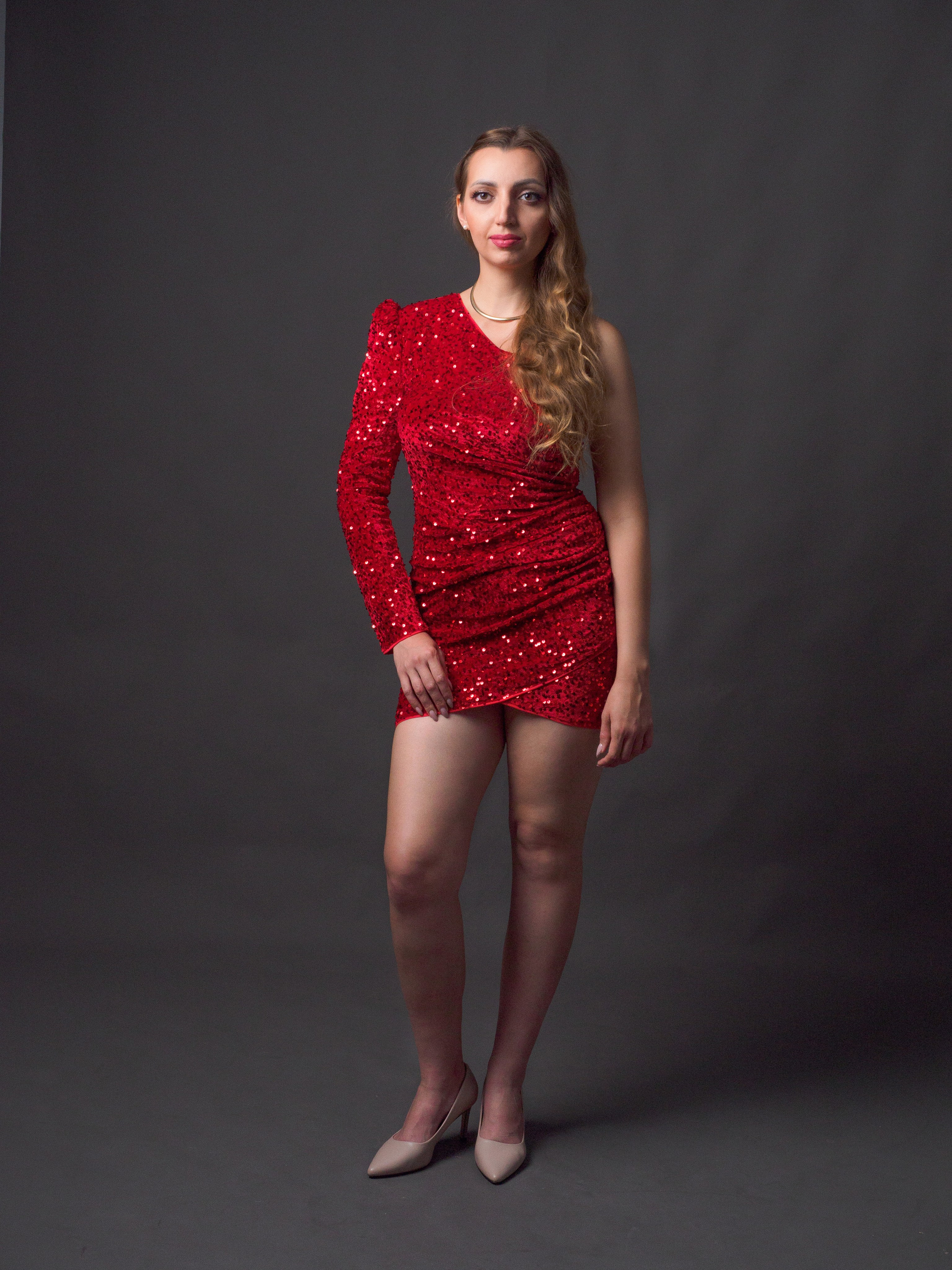 Julia в красном. I Photostudio Фотостудия Краснодар