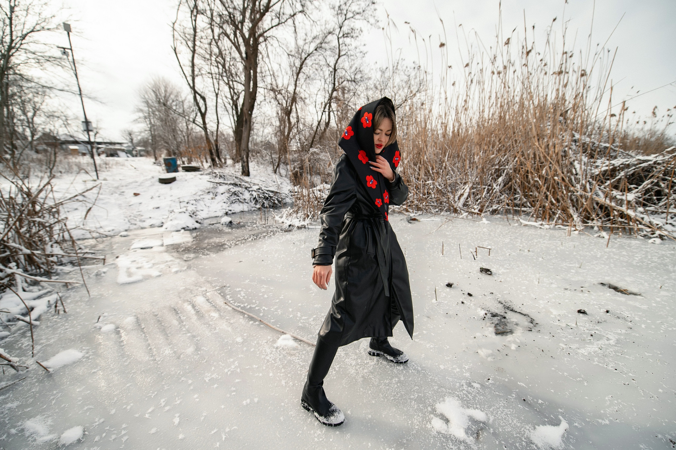 Алина. На стиле. Зима. Фотограф Котова Валентина