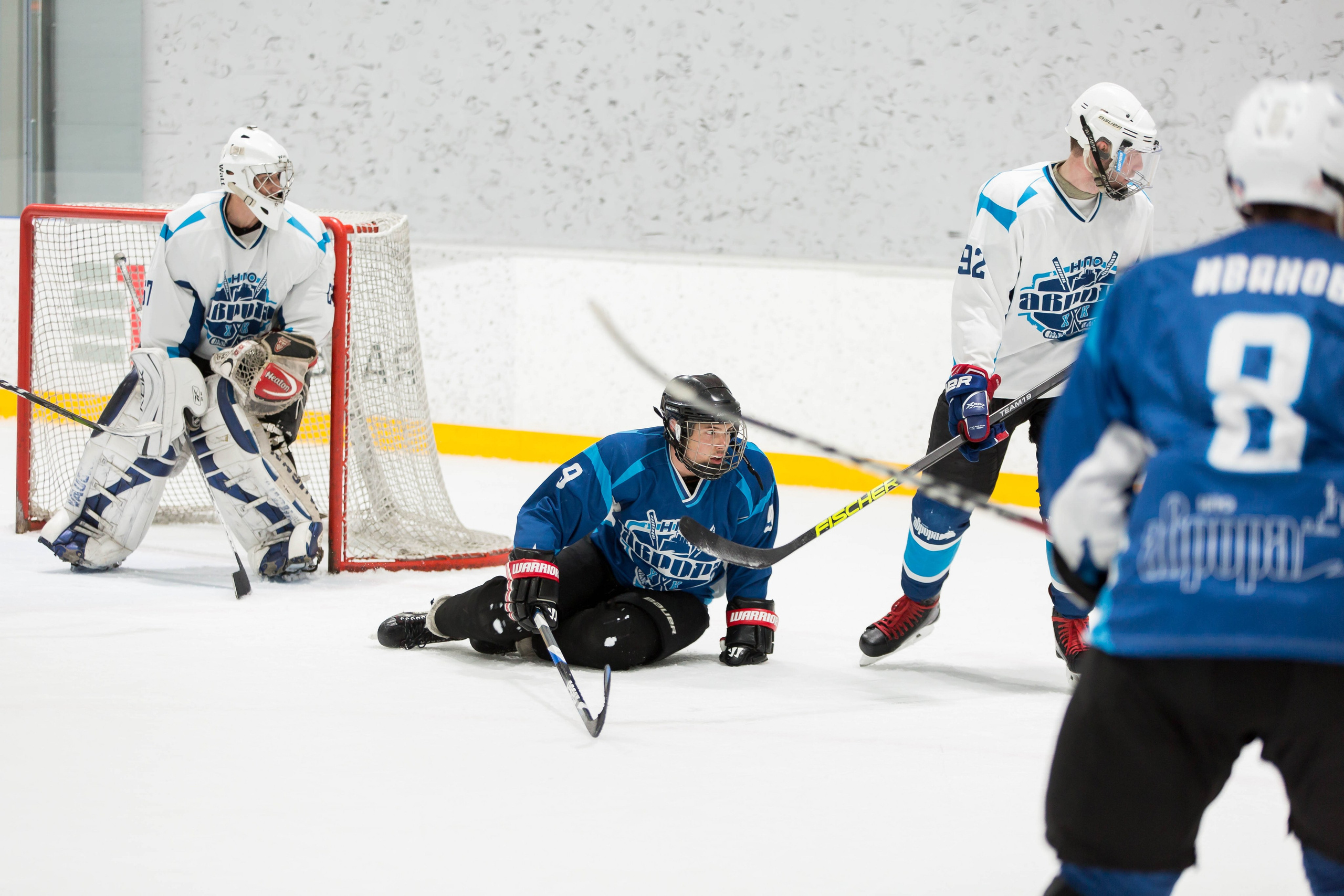 Хоккей для НПО «Аврора». Снимаю съемки