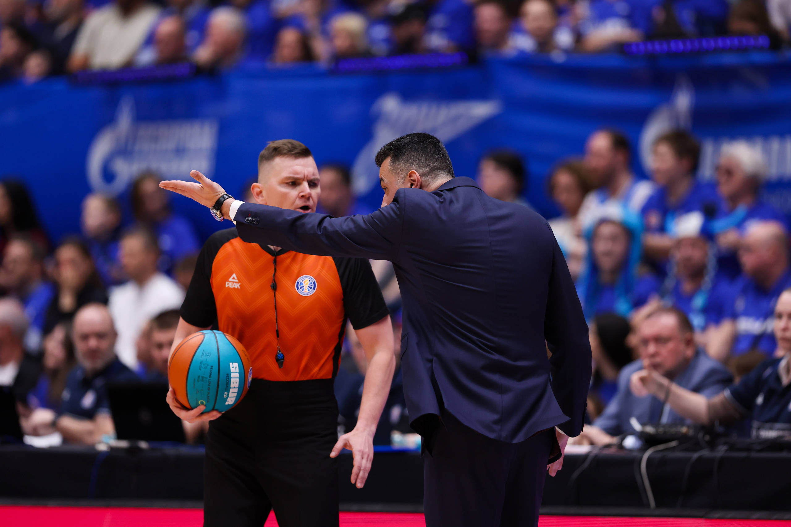 БК «Зенит» — БК «ЦСКА» финал ЕЛ ВТБ 1 игра 27.05.2025. Спортивный и репортажный фотограф Антон Тереханов