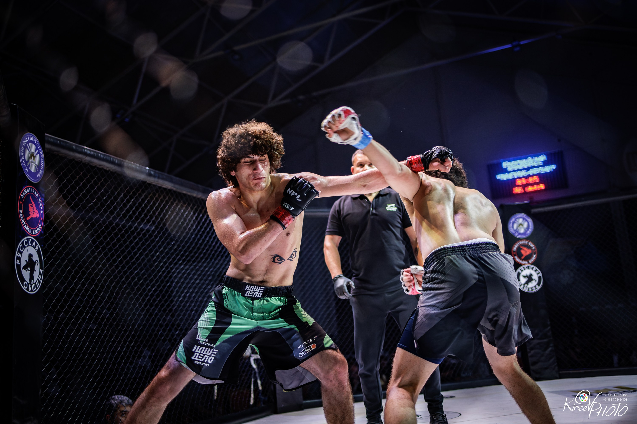 Вирабян Давид Джафаров Ринат Бой MMA Спортивная Лига Ставрополь