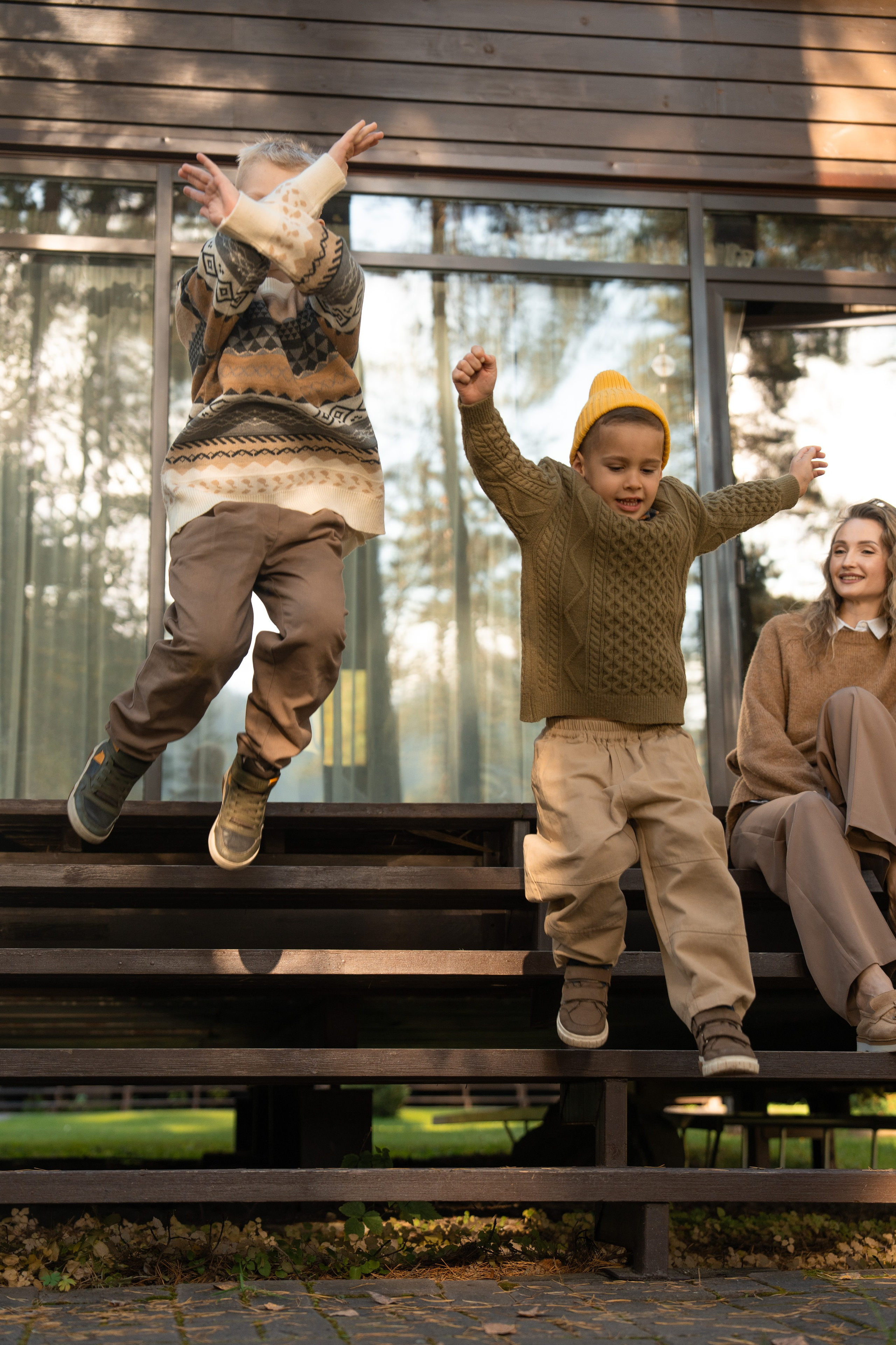 Семейная фотосессия в Москве для большой семьи. Свадебный фотограф в Москве Анна Полушина