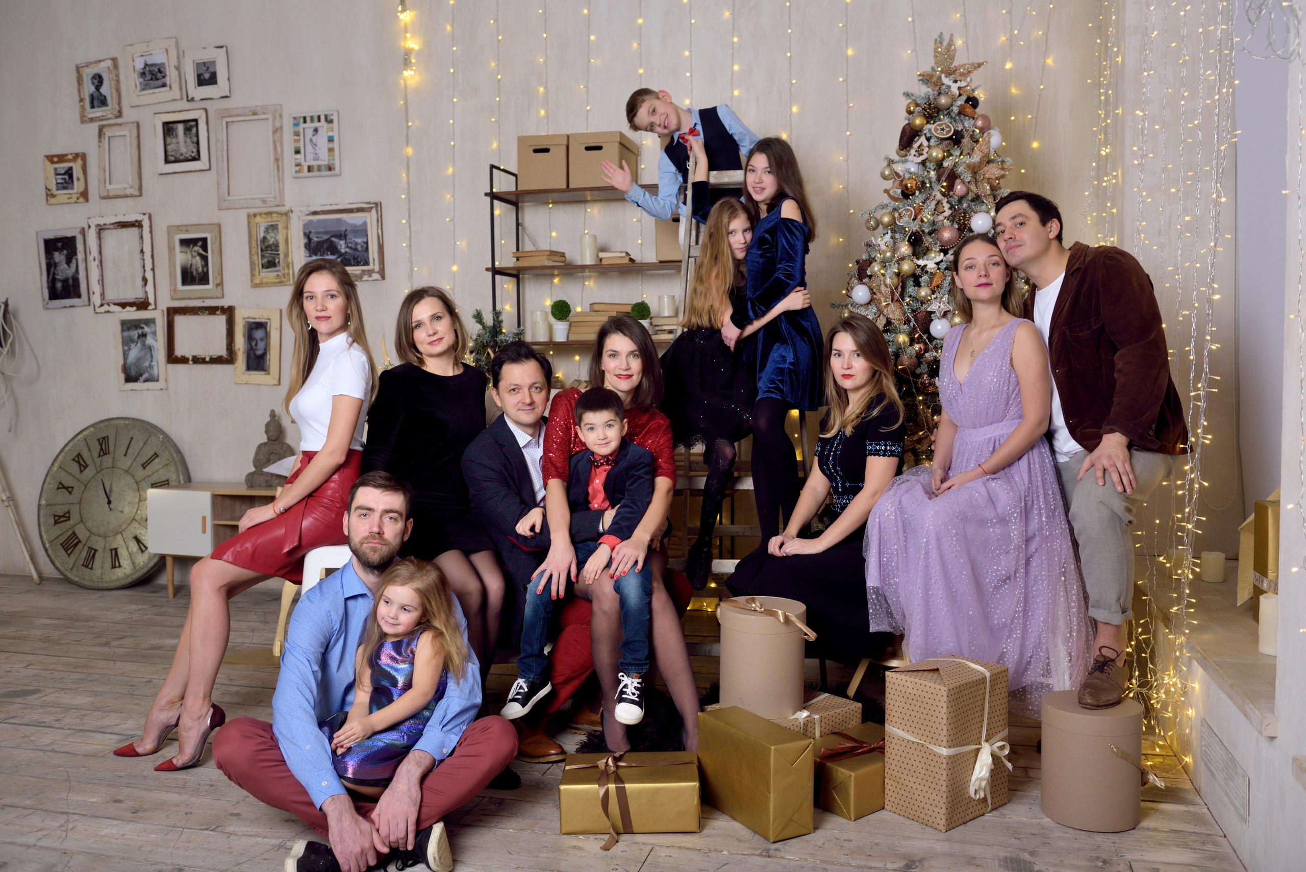 Семейные новогодние фотосесии