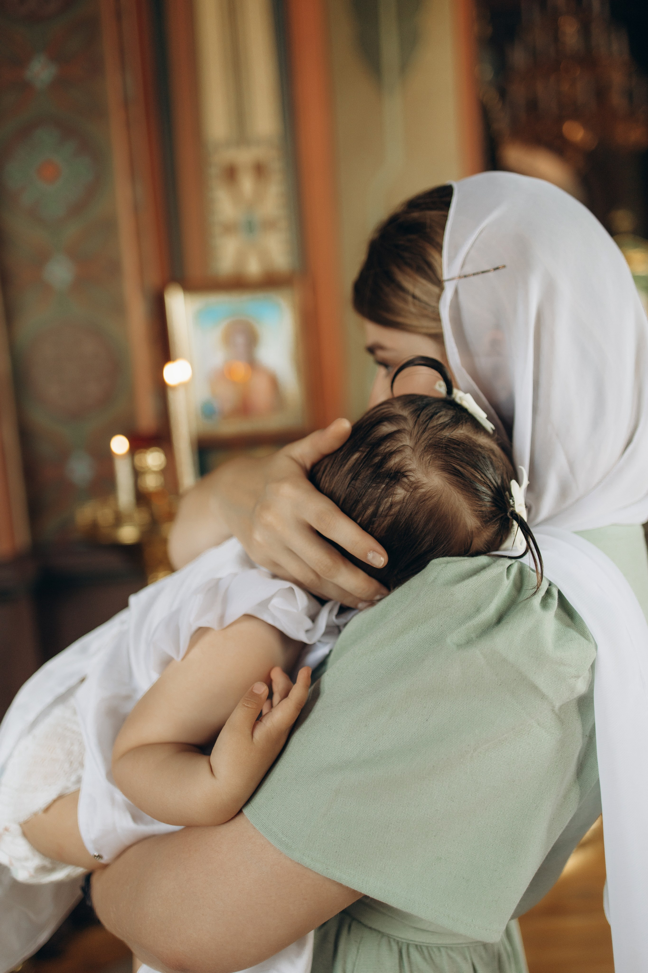 Крещение Стефании. Самый теплый фотограф в Краснодаре Рябоконь Ксения
