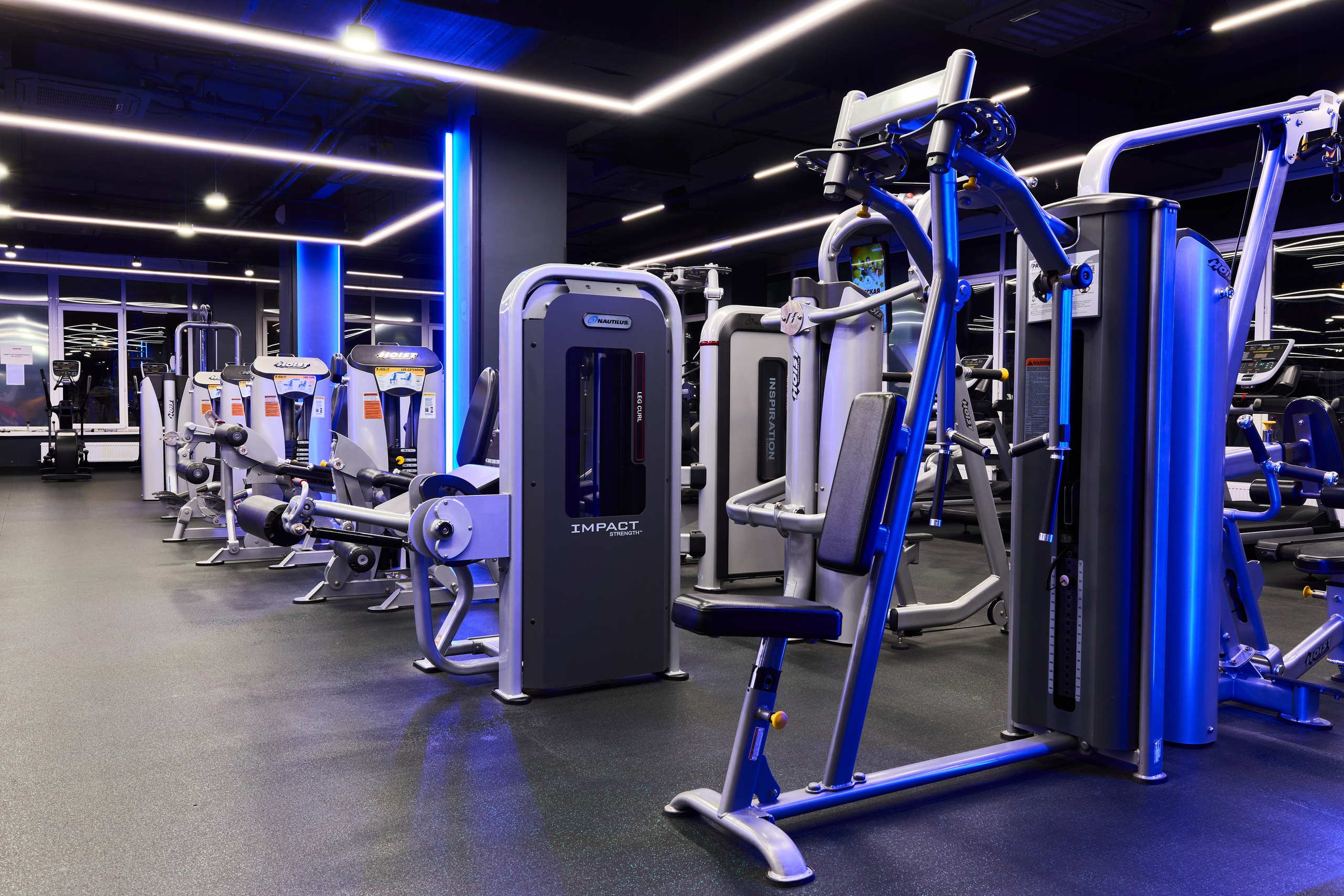 Интерьерная съёмка фитнесс клубов и спортивных площадок. КонТайм: профессиональная съемка для организаций