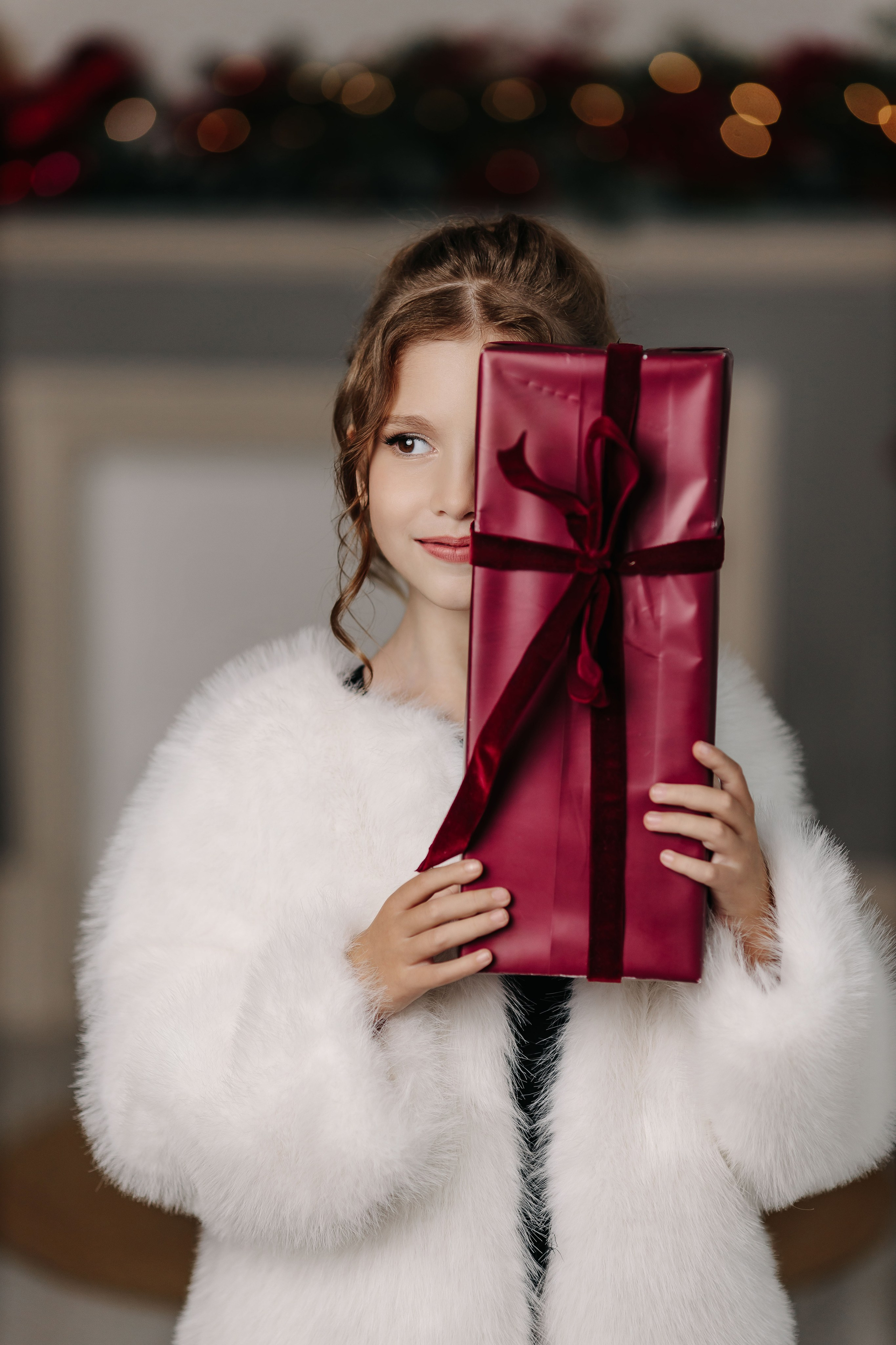 Новогодние портретики с Евой). Семейный и детский фотограф в Пскове и Санкт-Петербурге Яна Калинина