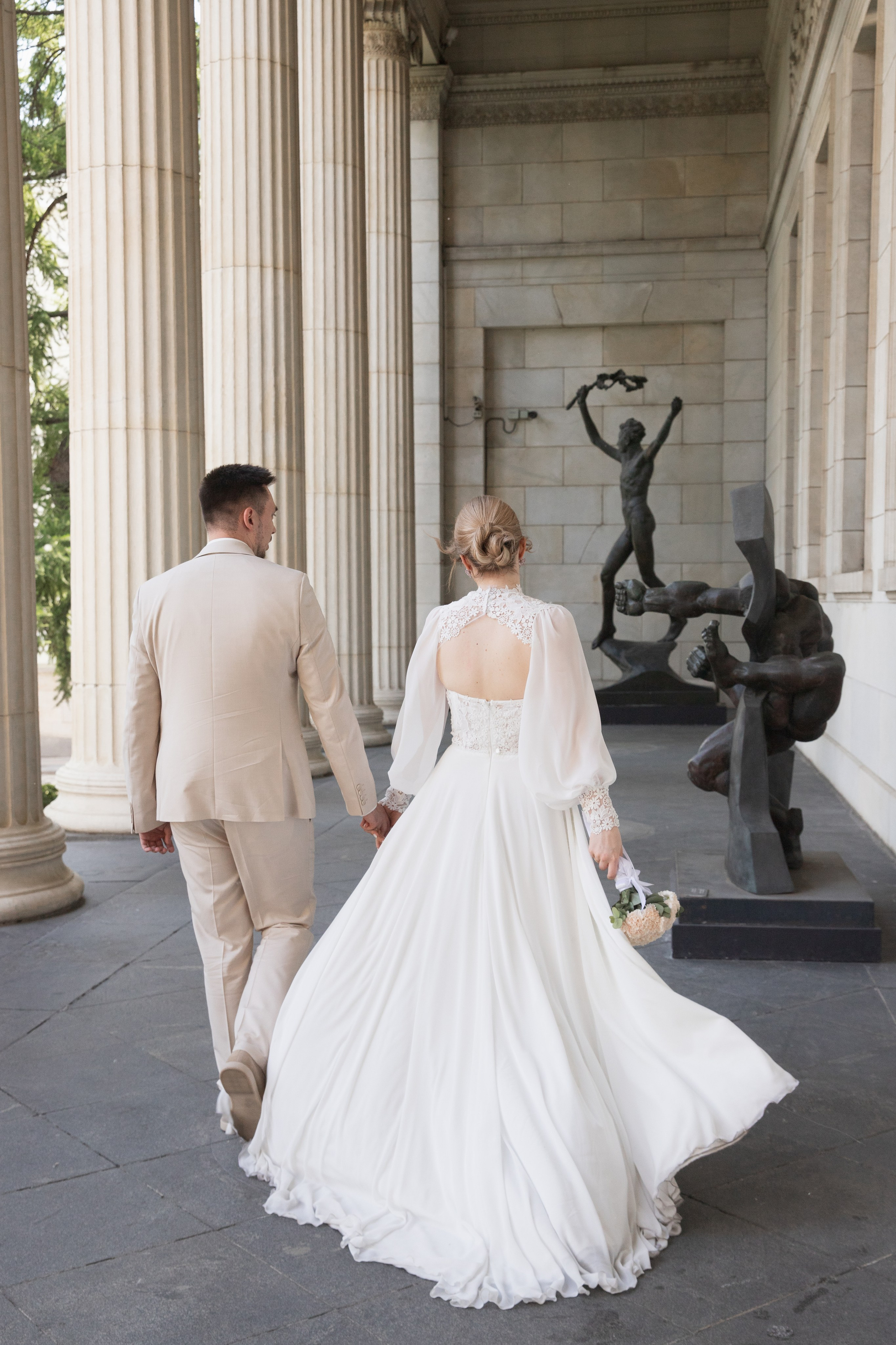 Националь + Пушкинский музей. Свадебный и портретный фотограф в Москве Мария Кравченко