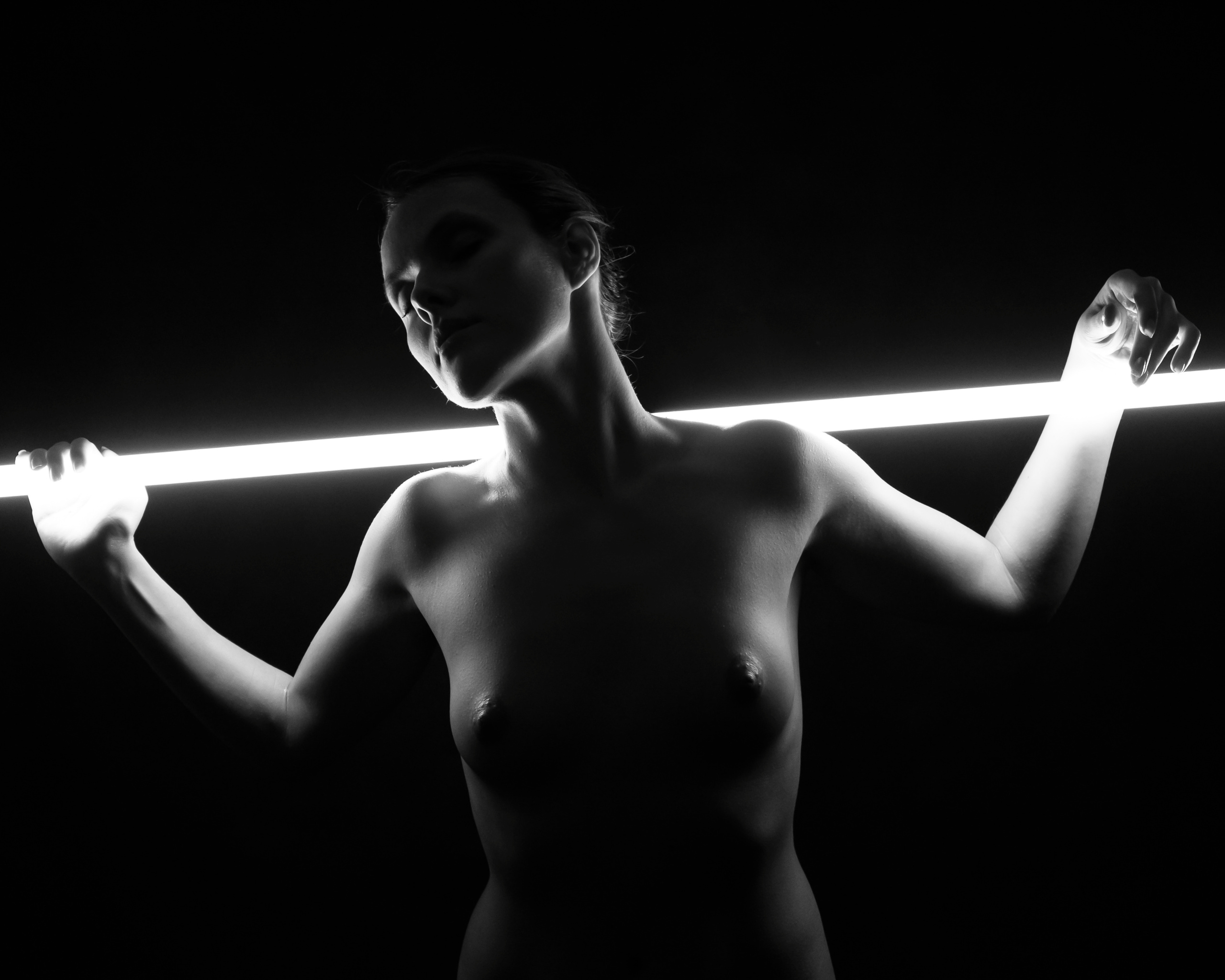 Фотосессия Обнаженный джедай. Портретная фотосъемка в Москве. Фотограф Алексей Афанасьев