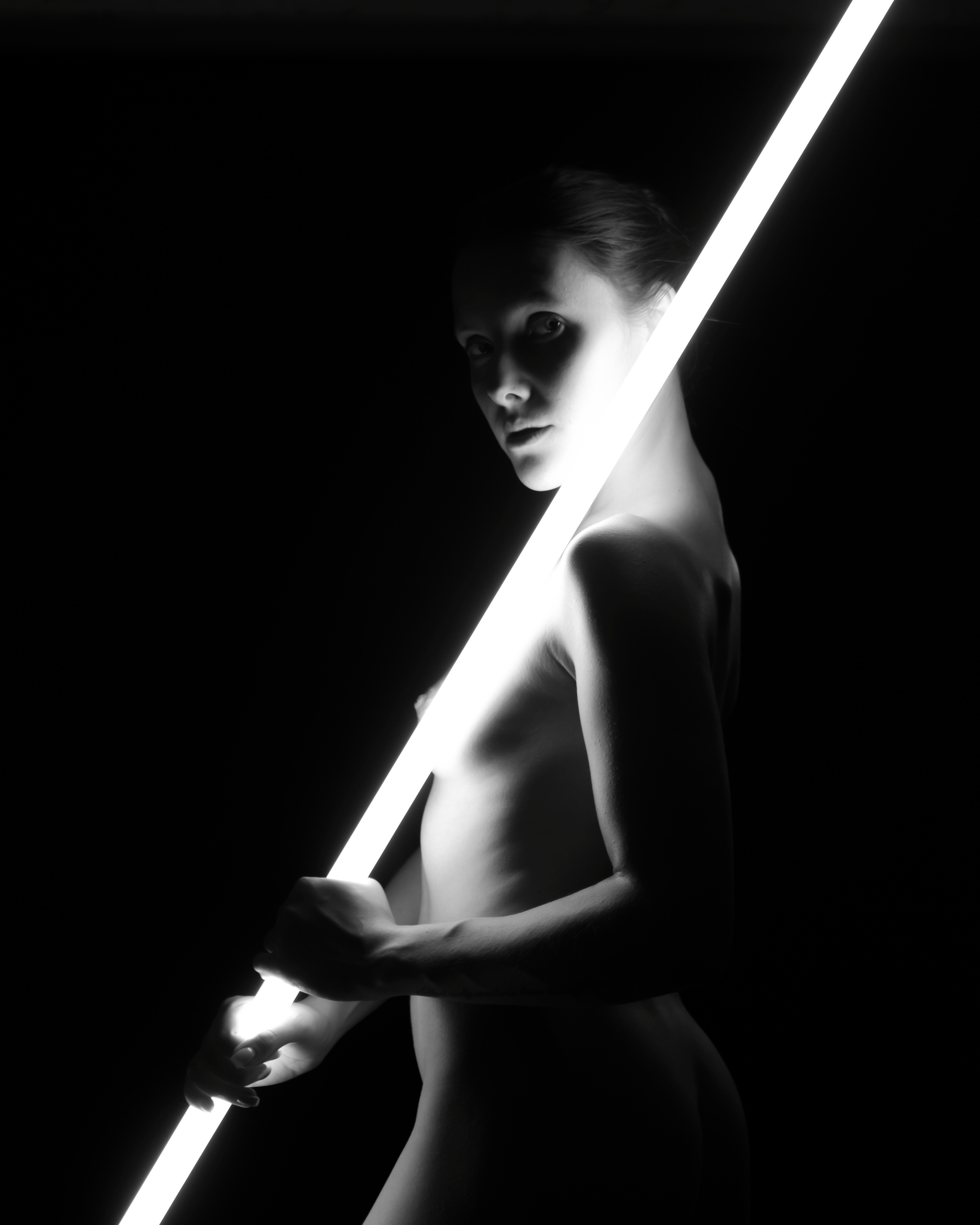 Фотосессия Обнаженный джедай. Портретная фотосъемка в Москве. Фотограф Алексей Афанасьев