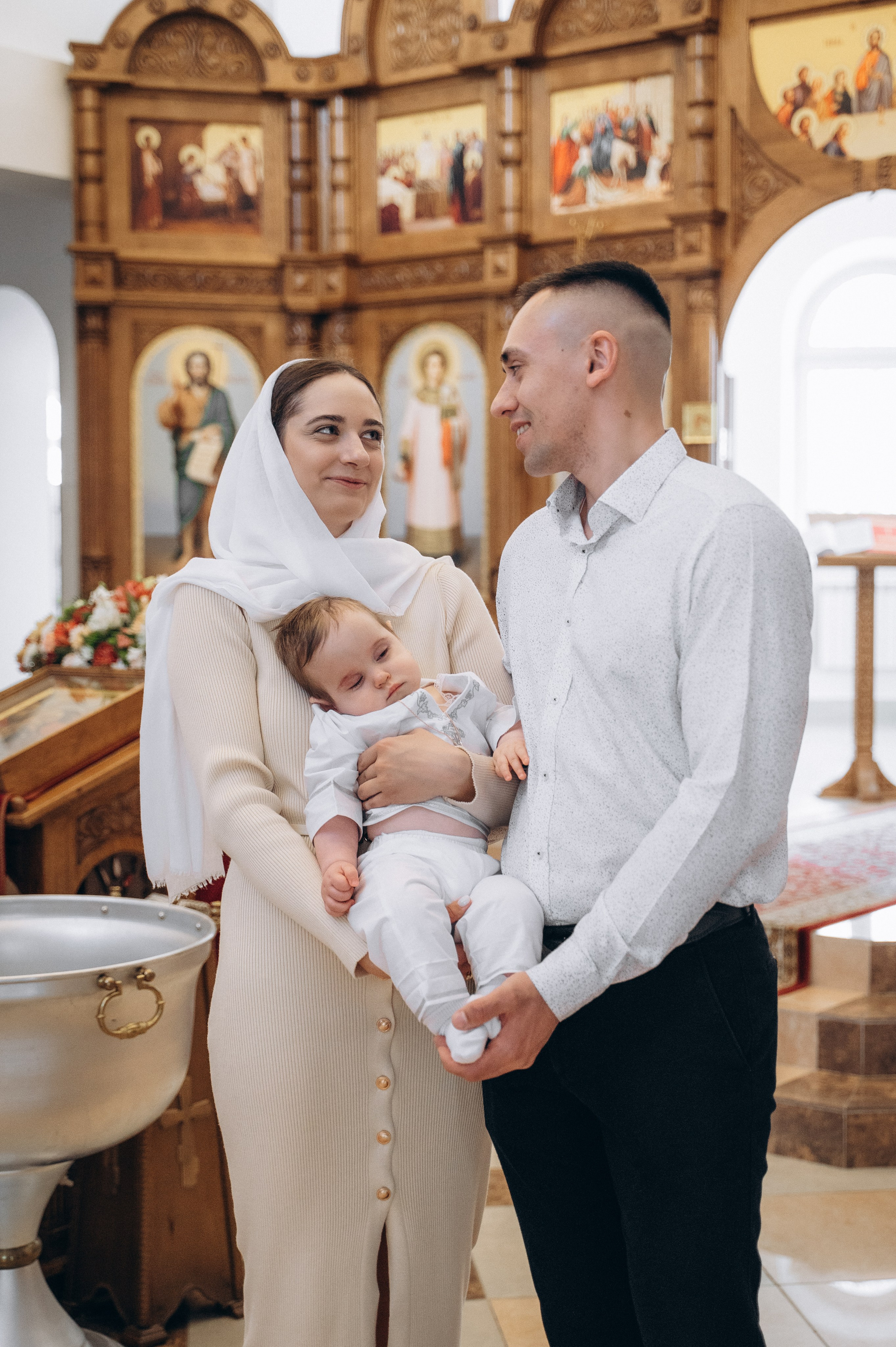 Крещение Мирона (Храм Преображения Господня). Семейный фотограф в Минске Дарья Дреко