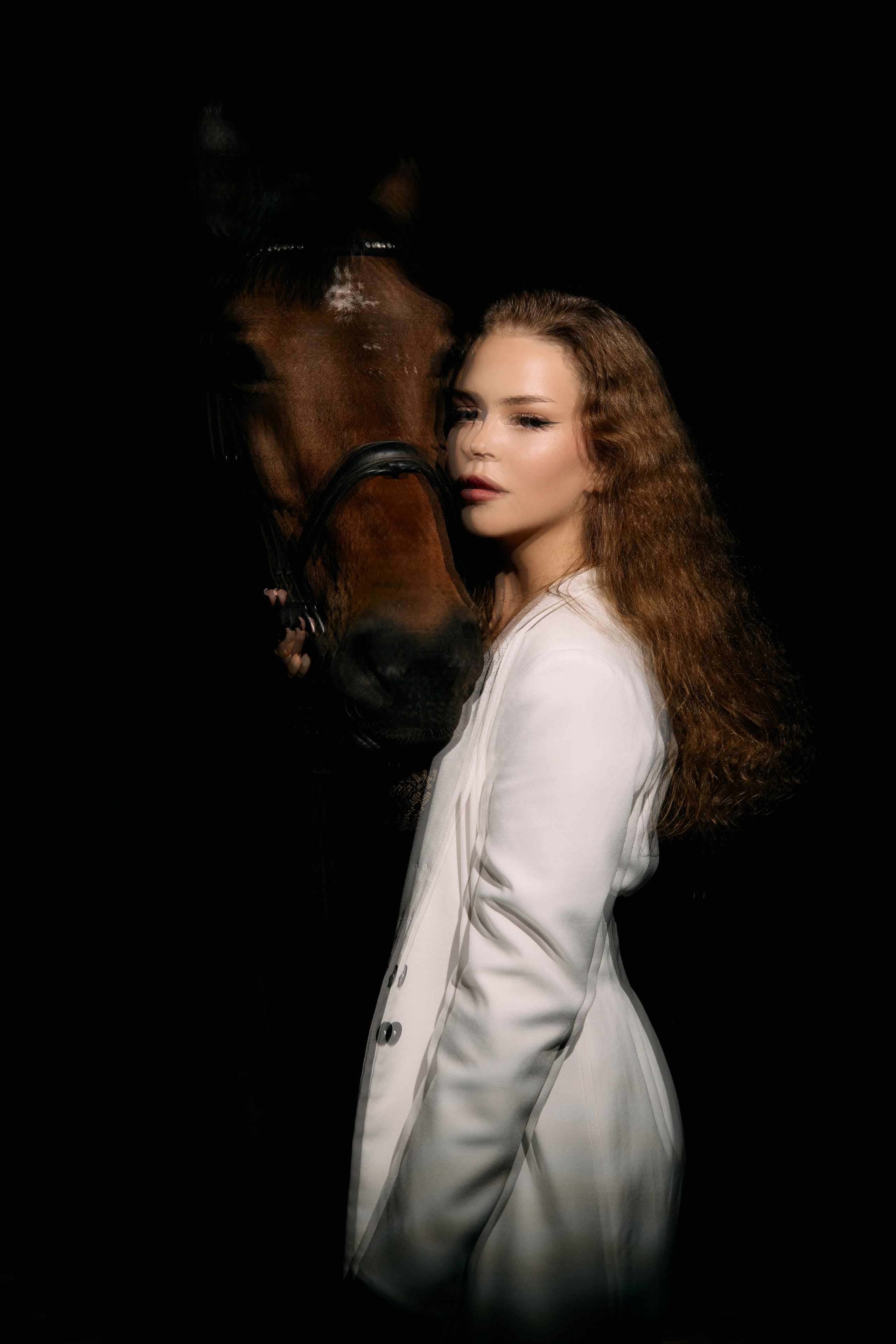 Съемка на конюшне. Сергей Ирклиенко