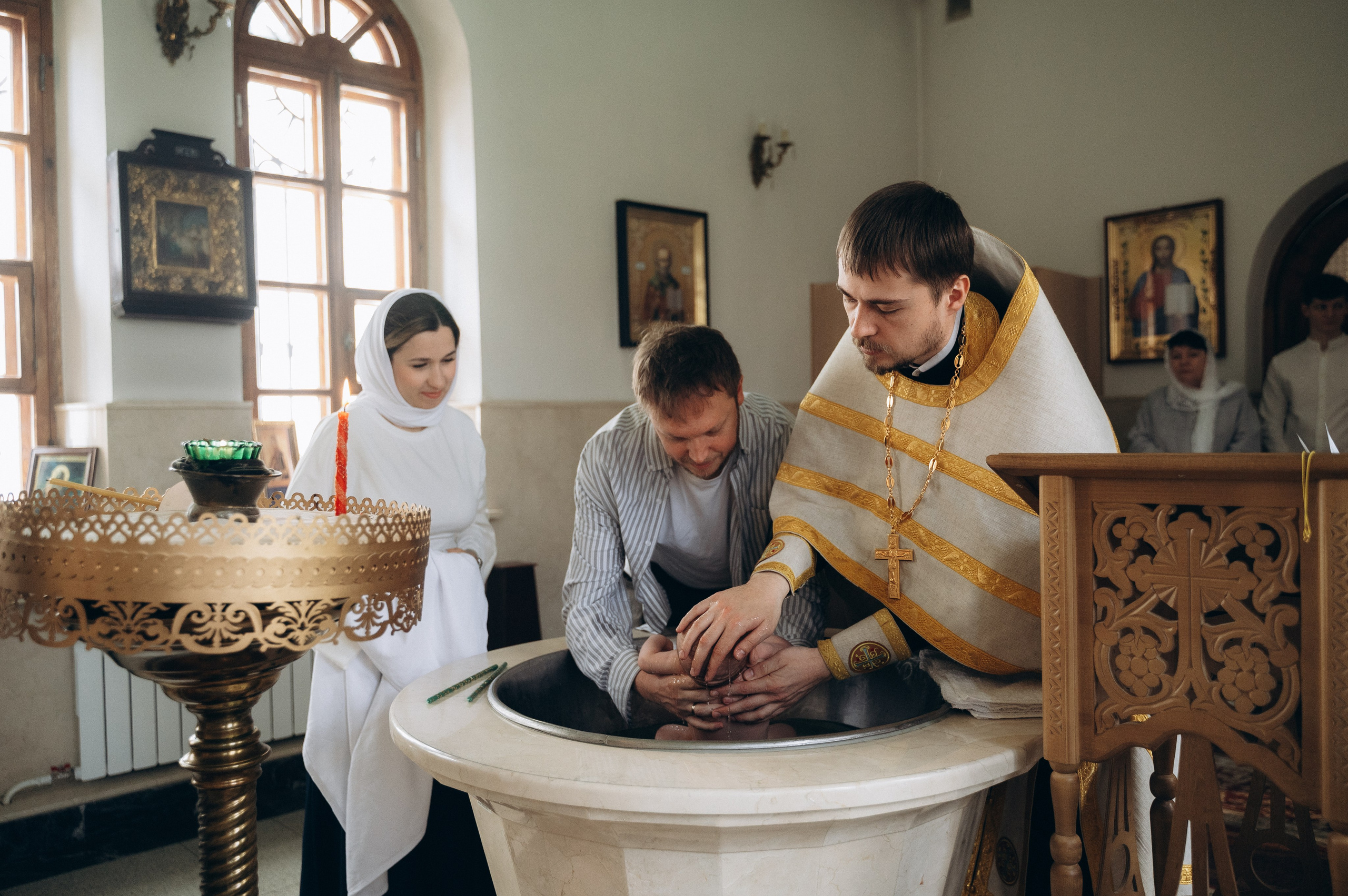 Крещение Артура (Храм Марии Магдалины). Семейный фотограф в Минске Дарья Дреко