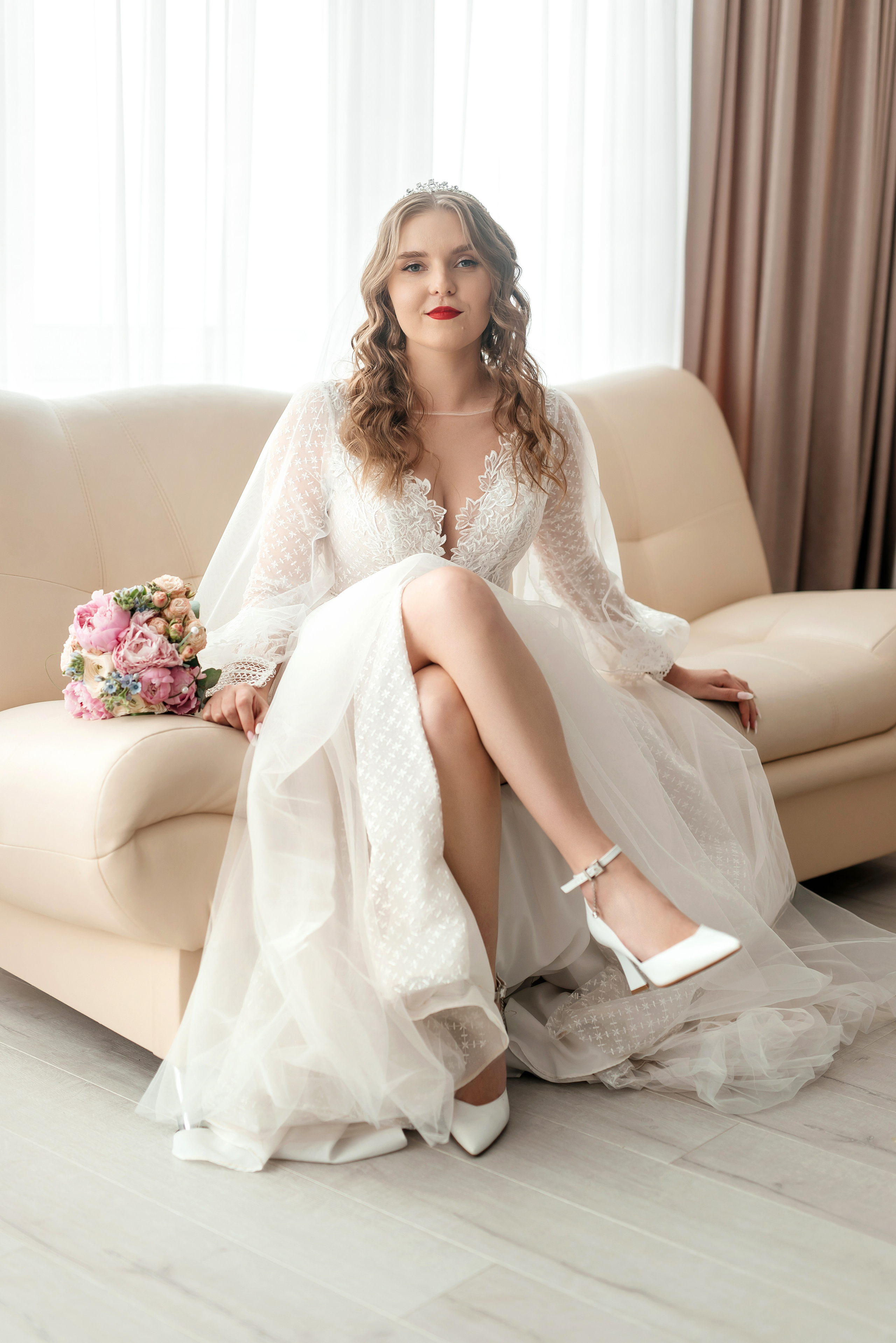 Утро невесты Анастасии. Свадебный фотограф Елена Рякина