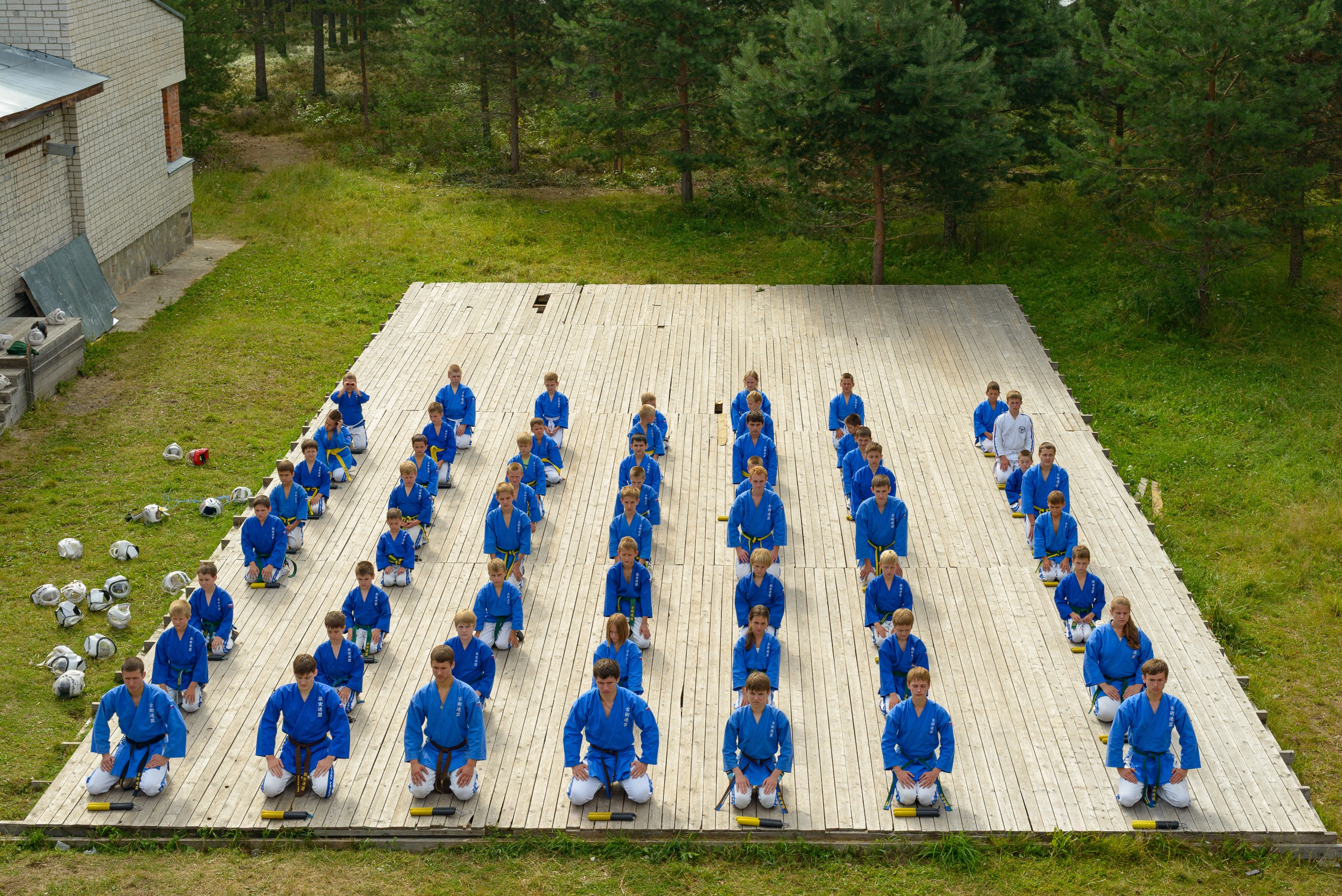 Летние тренировочные сборы Школы Боевых Искусств «МОН» 2013, тренировка