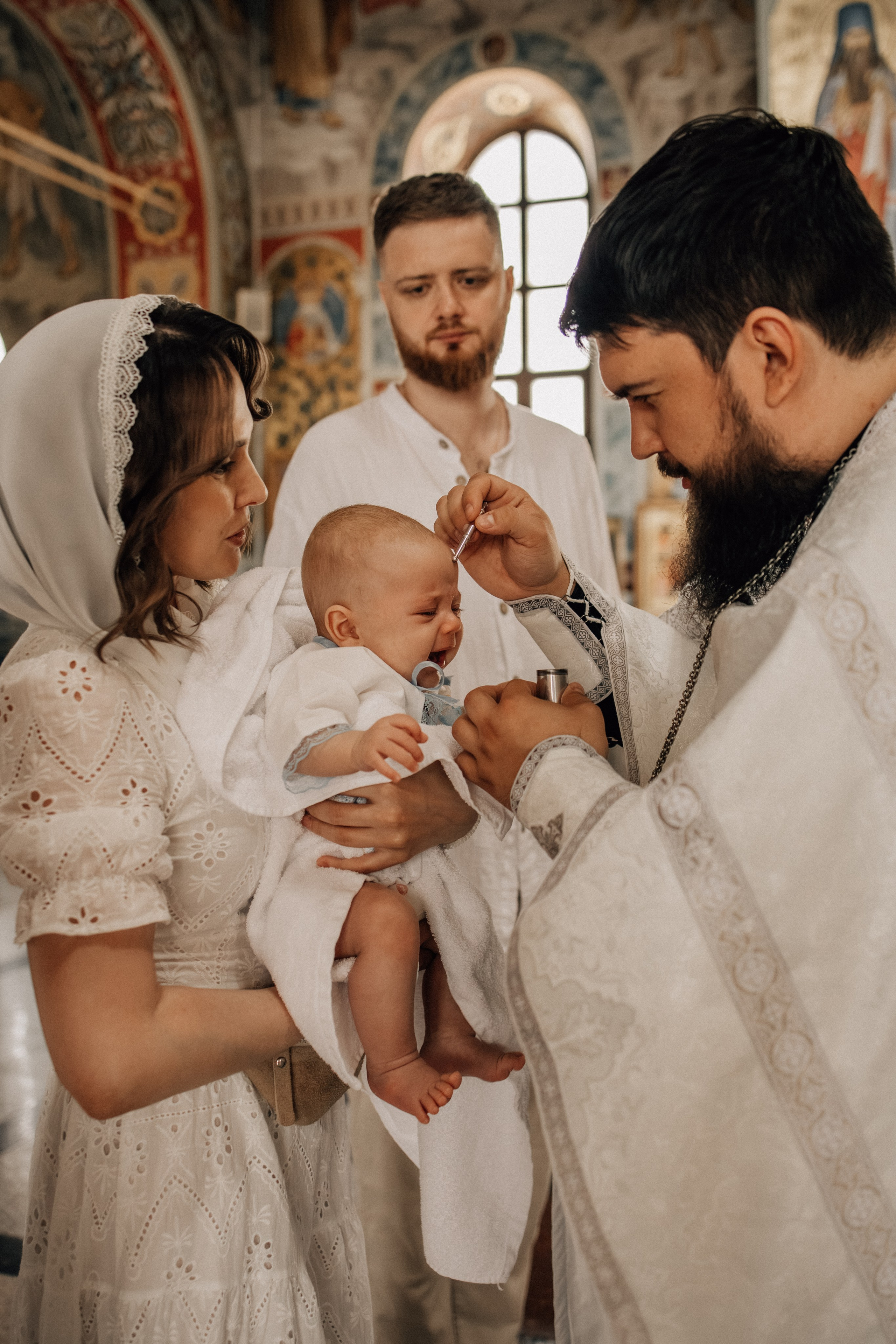 Съемка крещения в Воронеже, фотосессия крещения