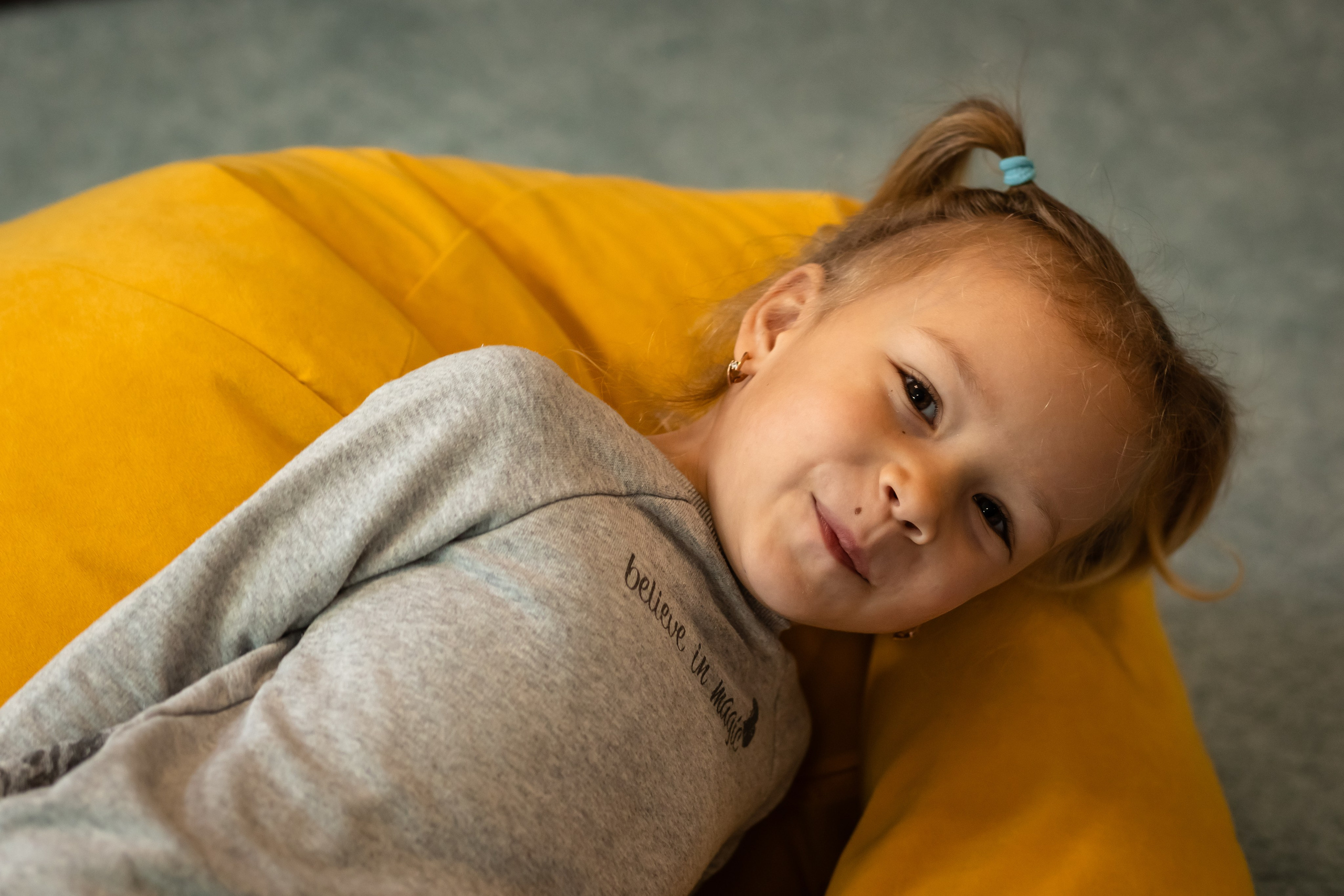 Катя с детками