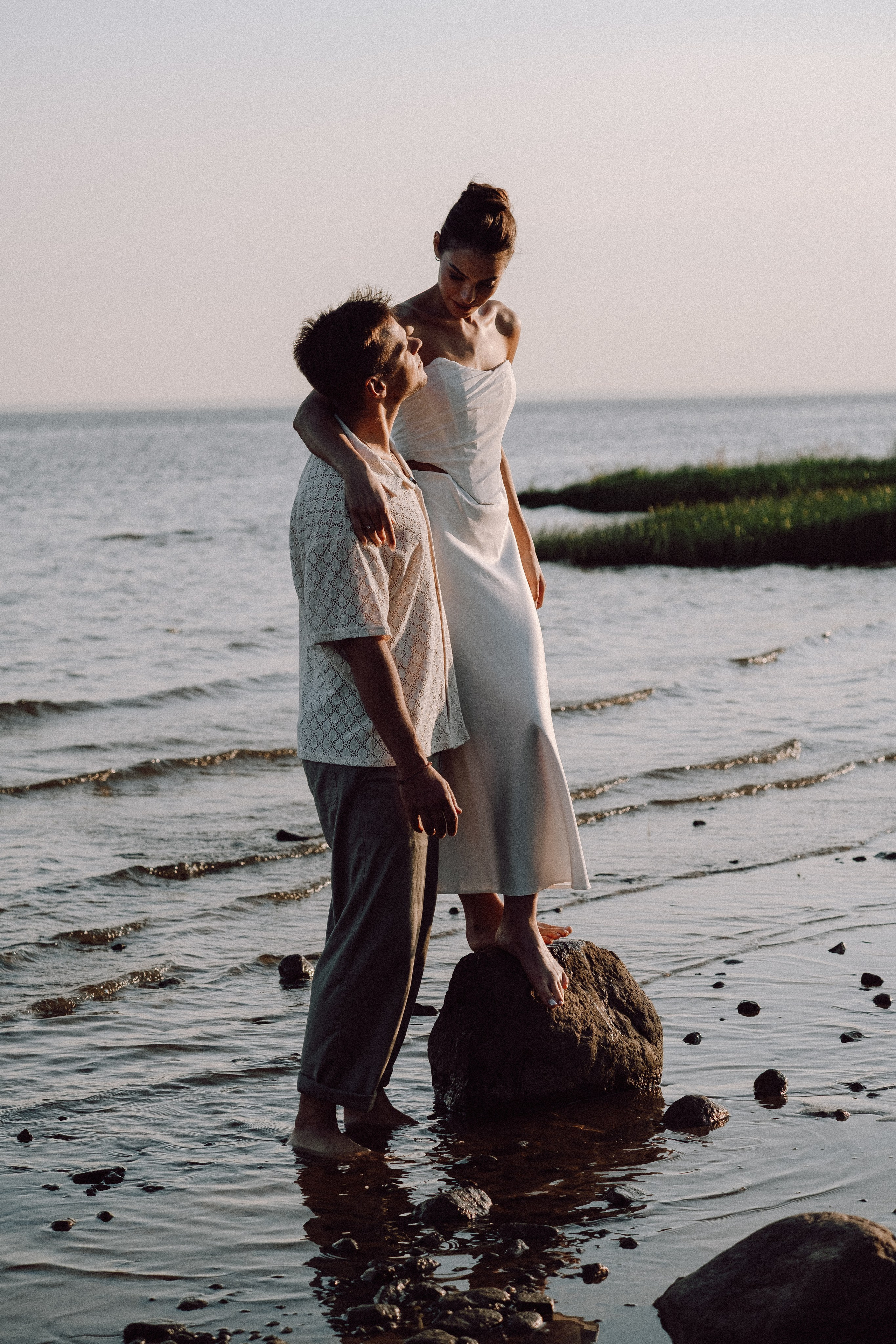 СВАДЕБНАЯ ФОТОСЕССИЯ ВЫЕЗДНОЙ ЦЕРЕМОНИИ (ФИНСКИЙ ЗАЛИВ). Профессиональный фотограф, Санкт-Петербург — Виктория Богомолова