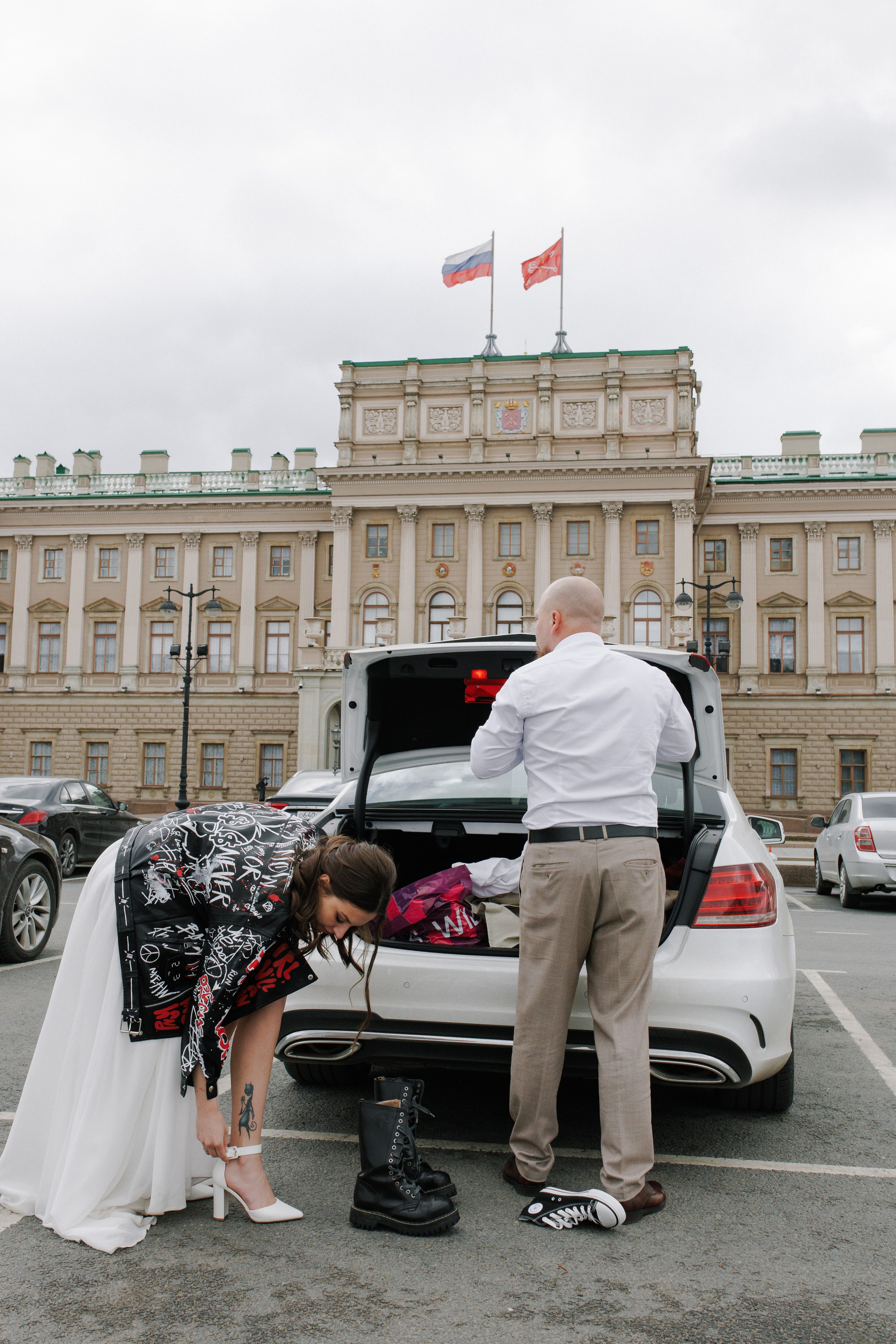 Два образа на этих снимках. Свадебный фотограф СПБ