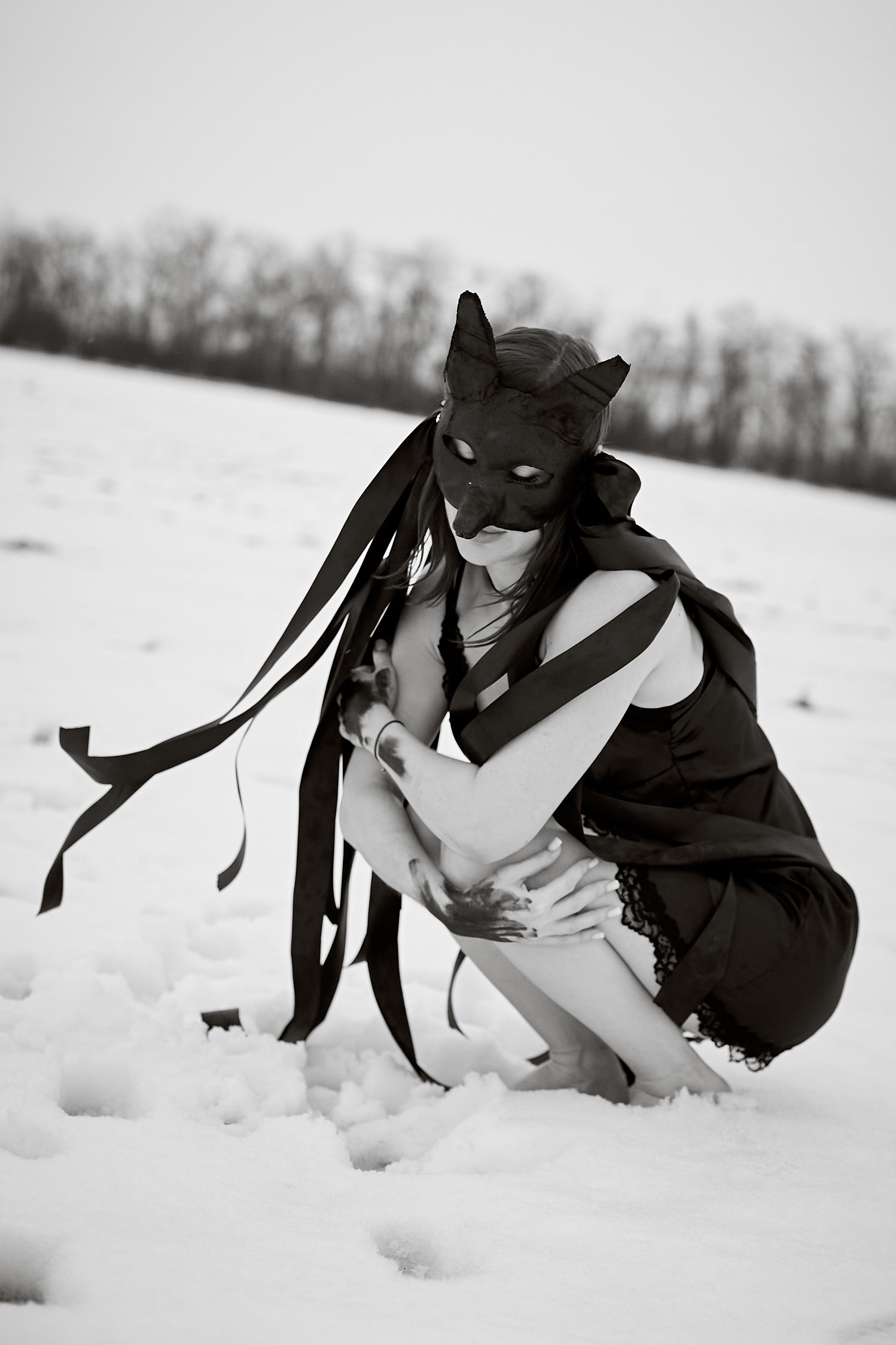 «Снежная волчица». Свадебный и креативный фотограф в ЮФО