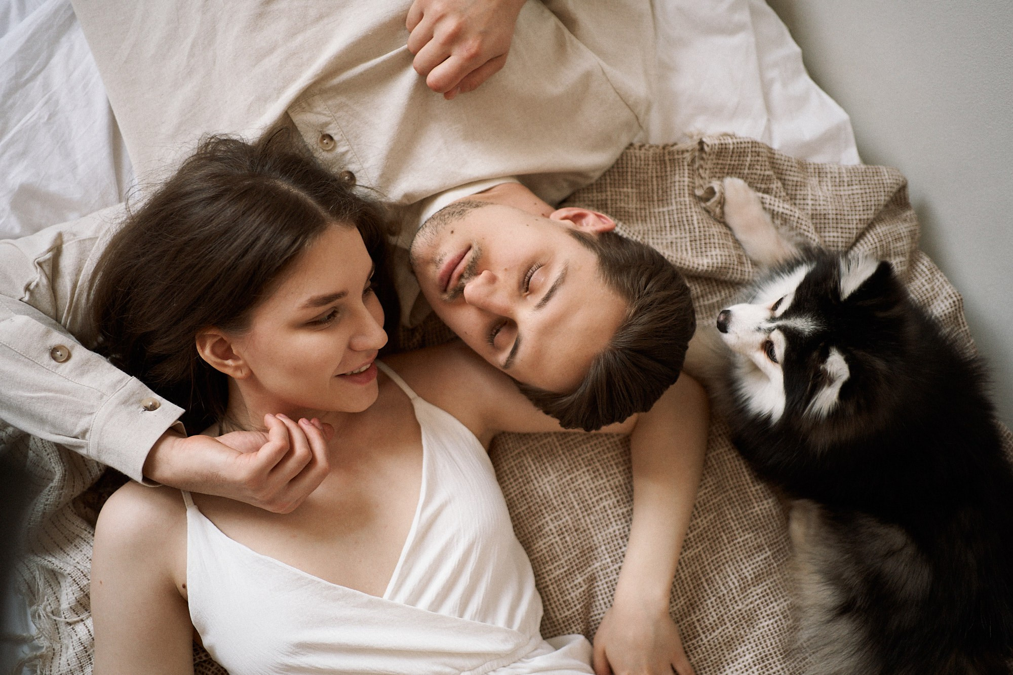 Маша, Ваня и Марс. Фотограф анималист Москва Дарья